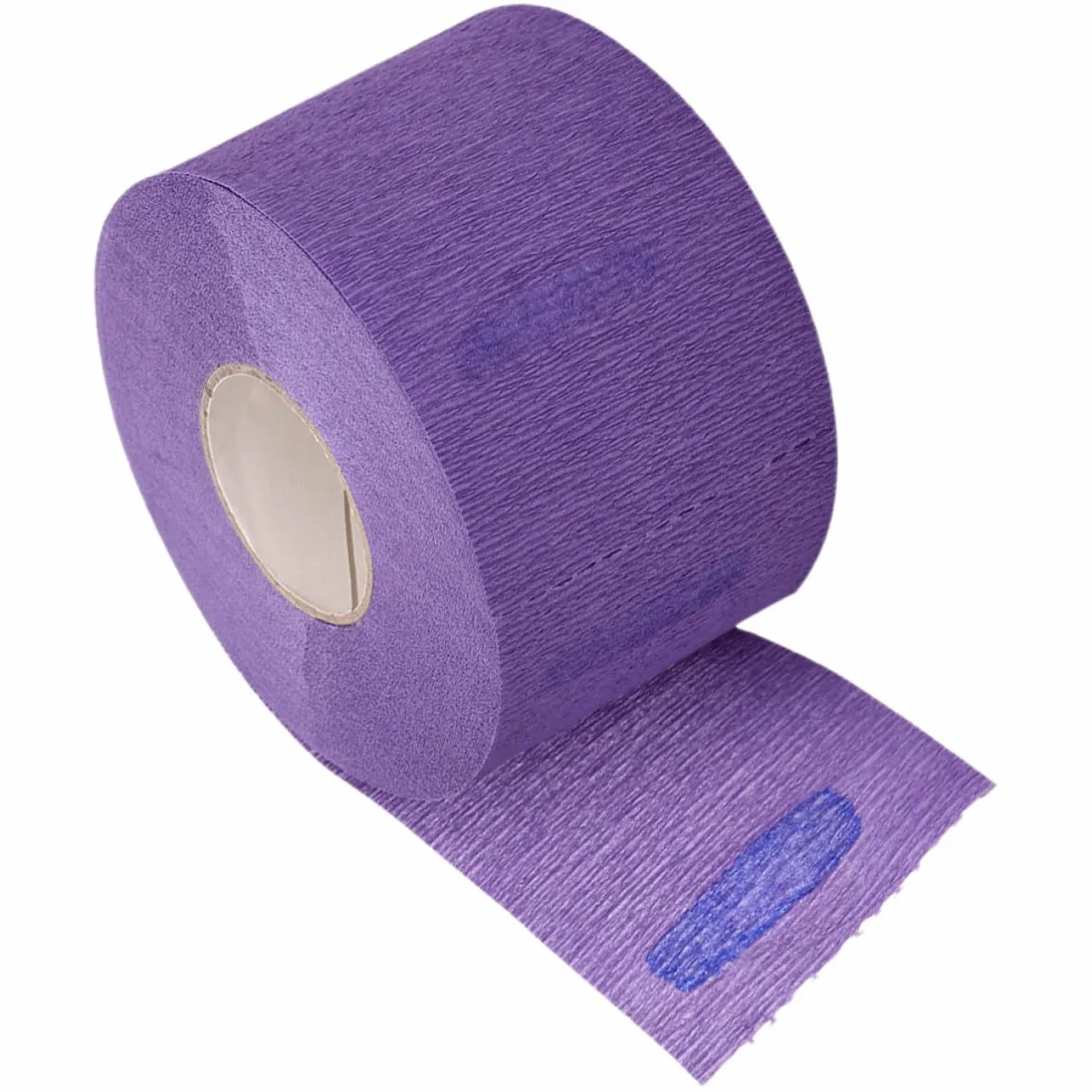 Rollo de Tiras de Papel Crepé Desechables Cuello Protección Antimancha Corte Cabello Peluquería Profesional