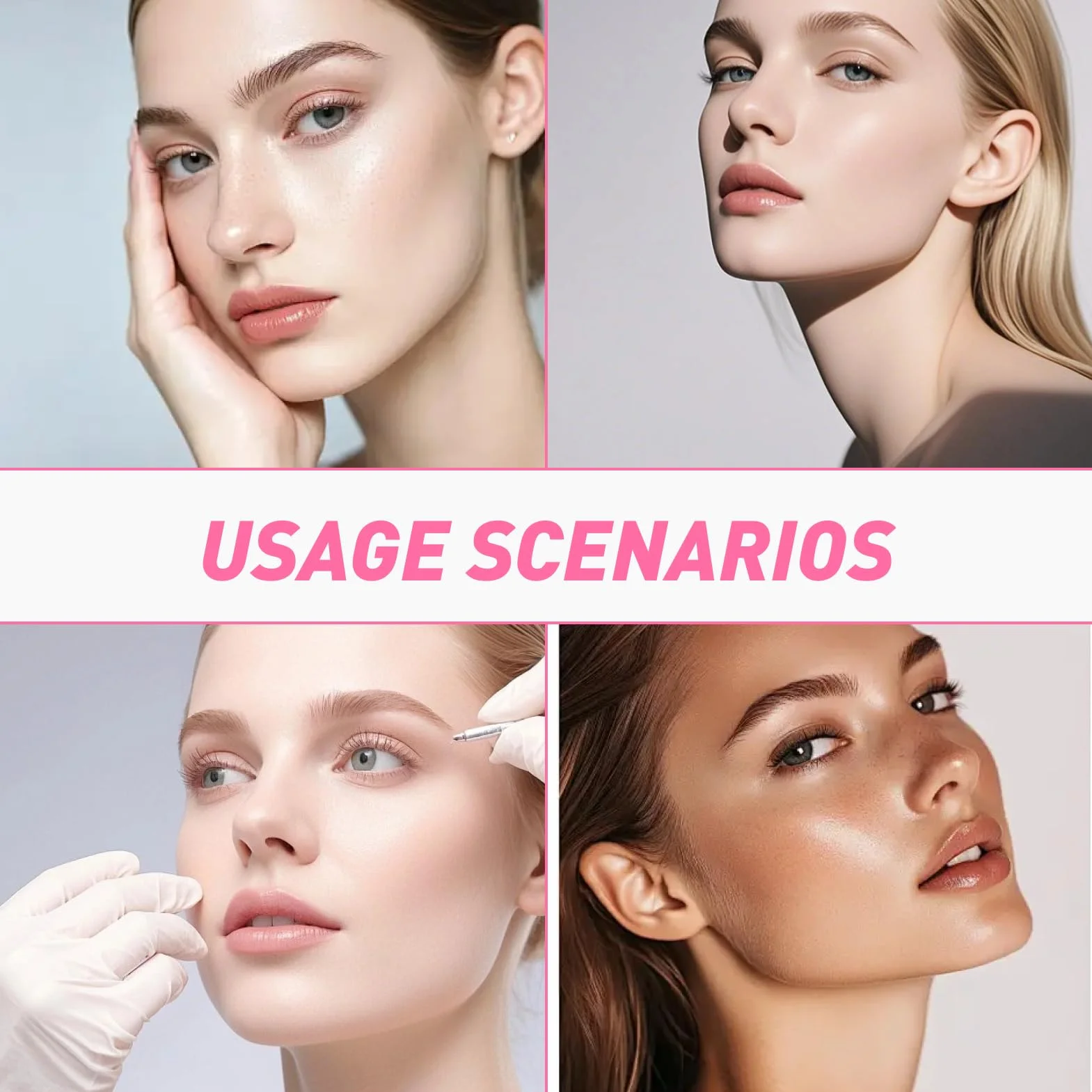 Cartuchos de Repuesto para Dermapen 36 Puntas, Acero Inoxidable, Bolígrafo de Microagujas