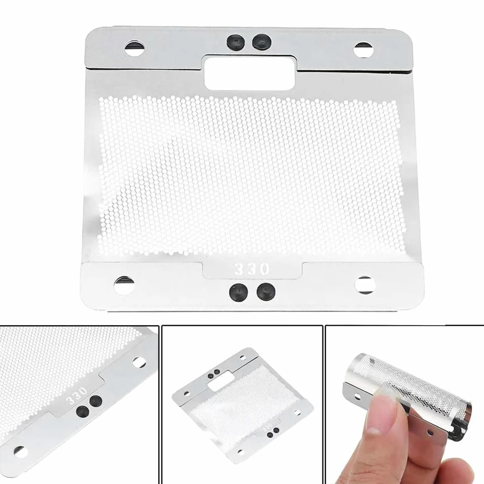 Compatible Con Braun 330, Repuesto De Lámina De Repuesto For Afeitadora Pantalla De Lámina 330.(4pcs)
