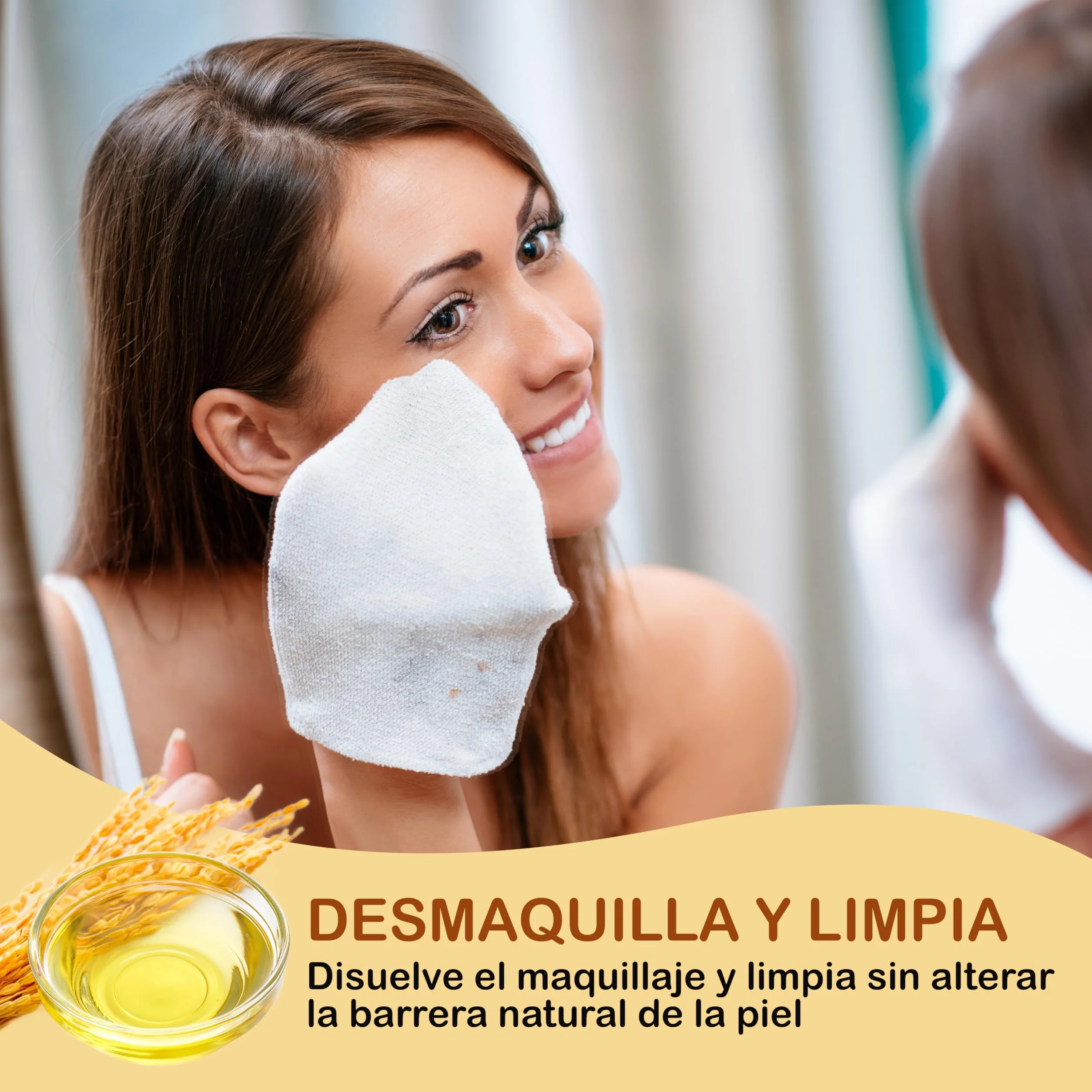 Aceite Desmaquillante Waterproof Triple Acción 500 ml - Limpiador Antiedad Hidratante Antiarrugas