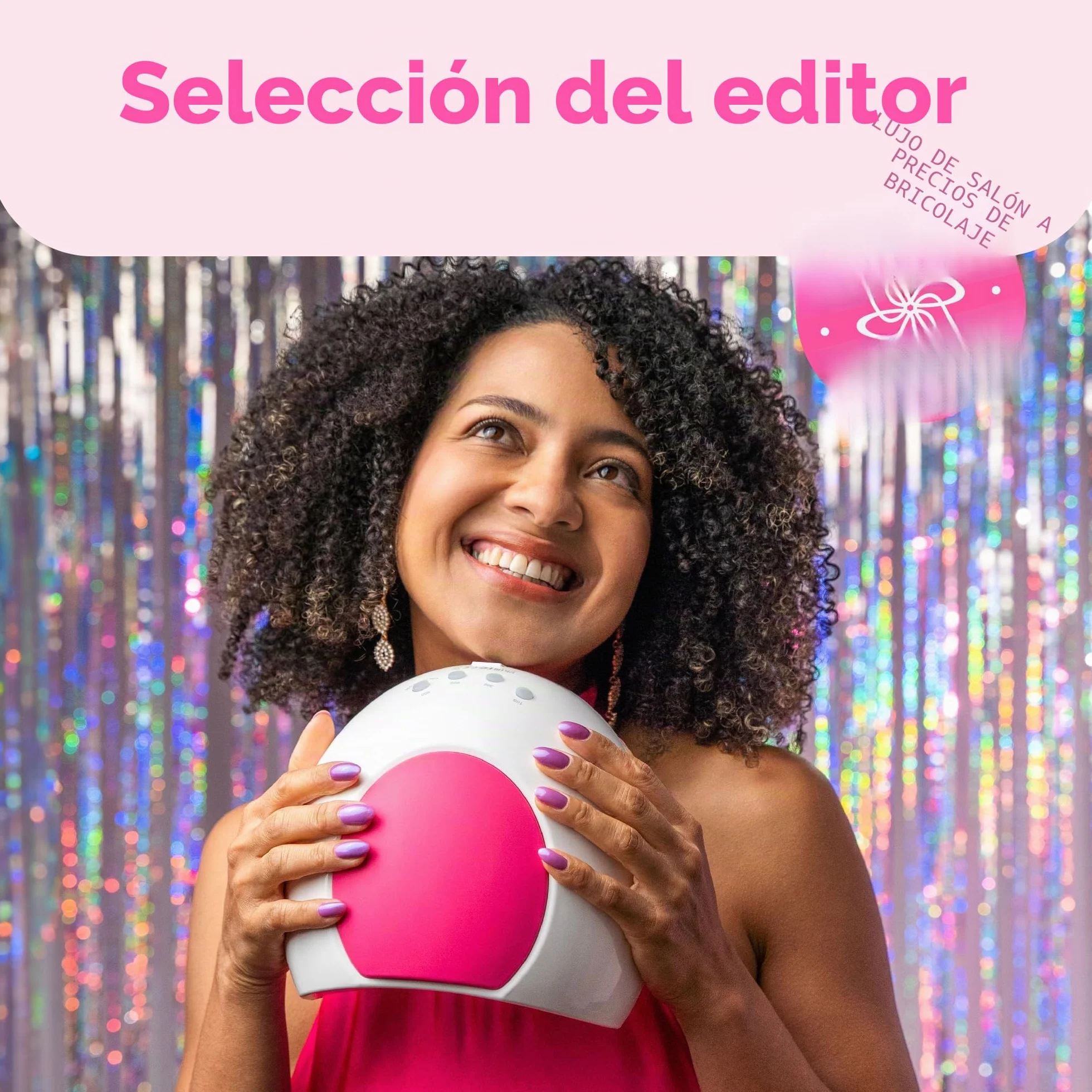 SUNUV Lámpara Secadora de Uñas, Profesional LED UV Lampara Uñas de Gel, Curado Luz en 4 modos para tiempo 10s, 30s, 60s y 90s