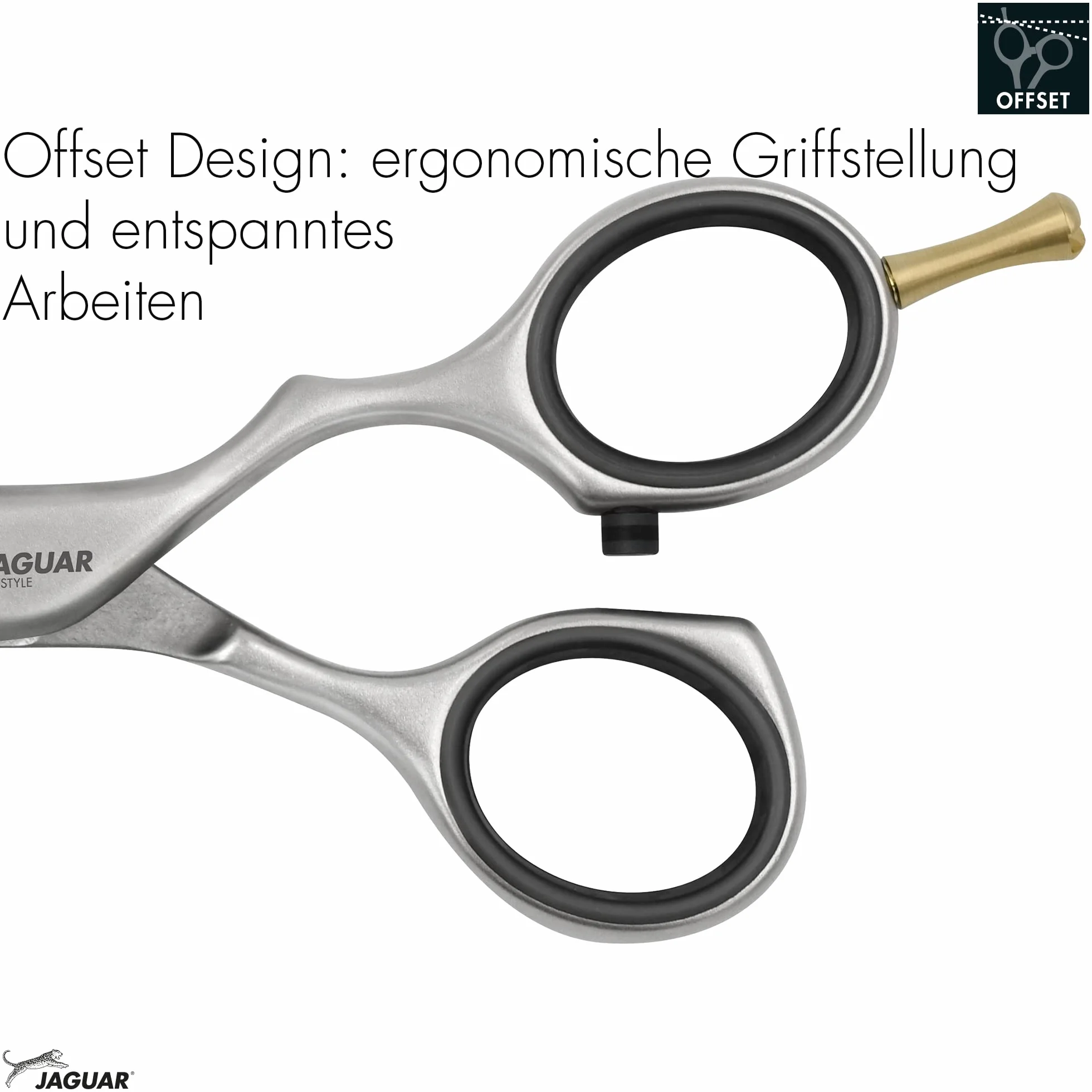 Jaguar Pre Style Relax 5 Tijeras de peluquería negras estándar