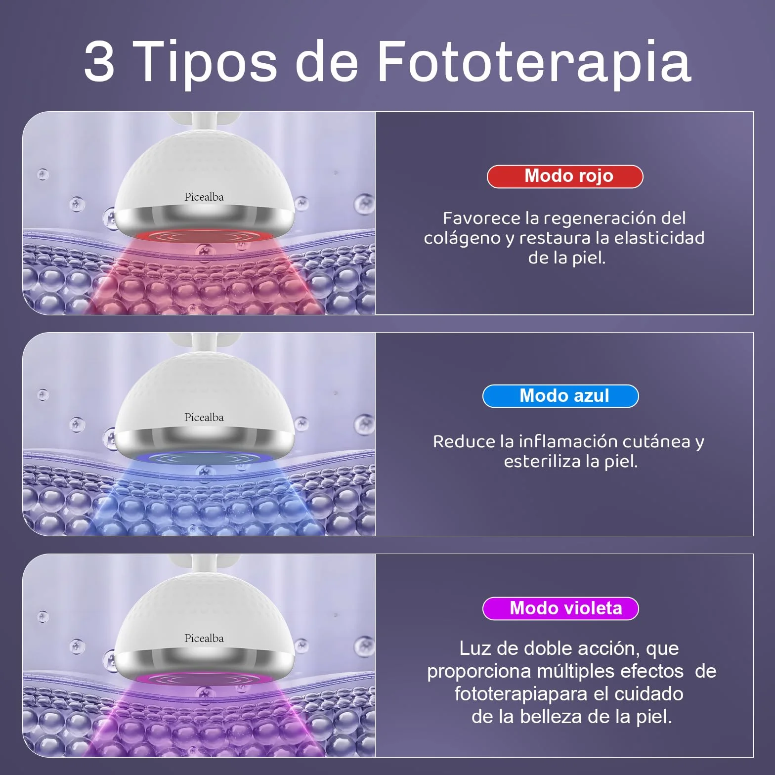 Radiofrecuencia Corporal y Cavitación Masajeador Anticelulítico EMS Rejuvenecimiento Fotonoterapia Blanco