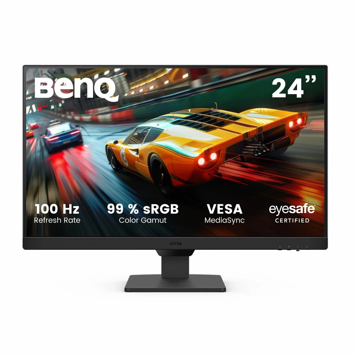 BenQ GW2490E 24 Pulgadas Eye-Care Gaming Monitor, 100Hz, 1920x1080p, IPS, Low Blue Light, TÜV Rheinland