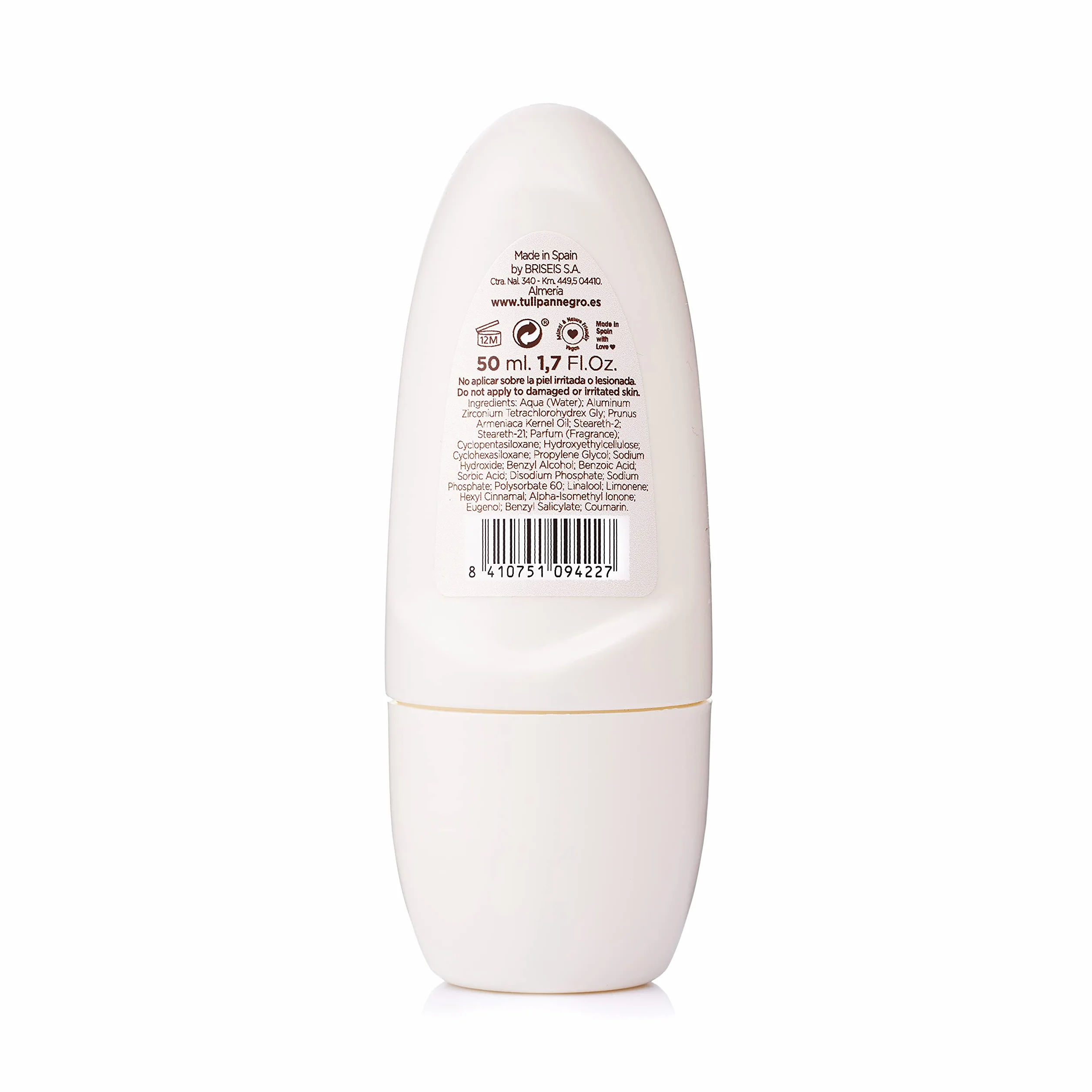 Tulipán Negro Antitranspirante Roll-On Coco Pure White Desodorante 50 ml