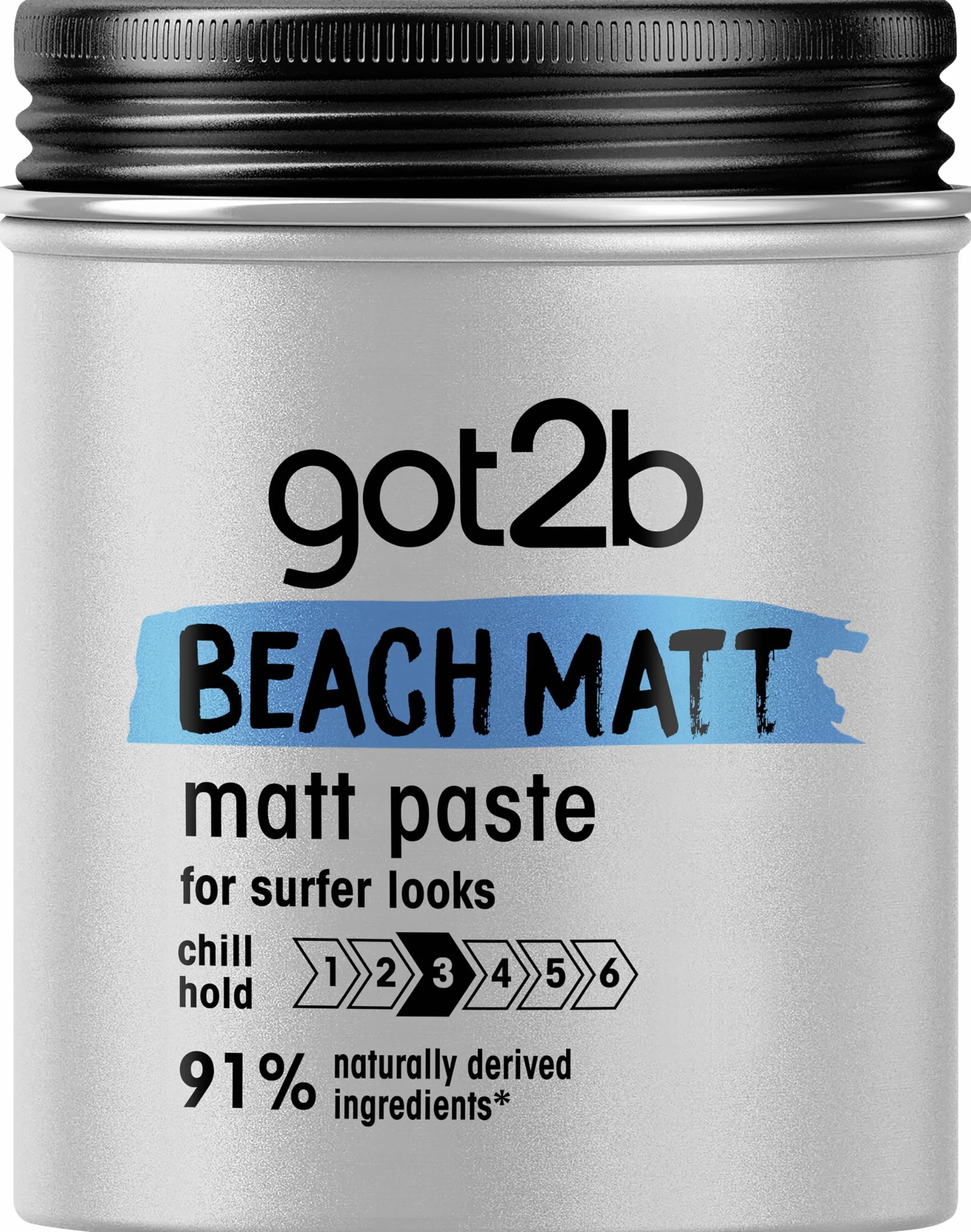 Got2b Cera fijadora Beach Matt, efecto mate, fijación media, 100 ml