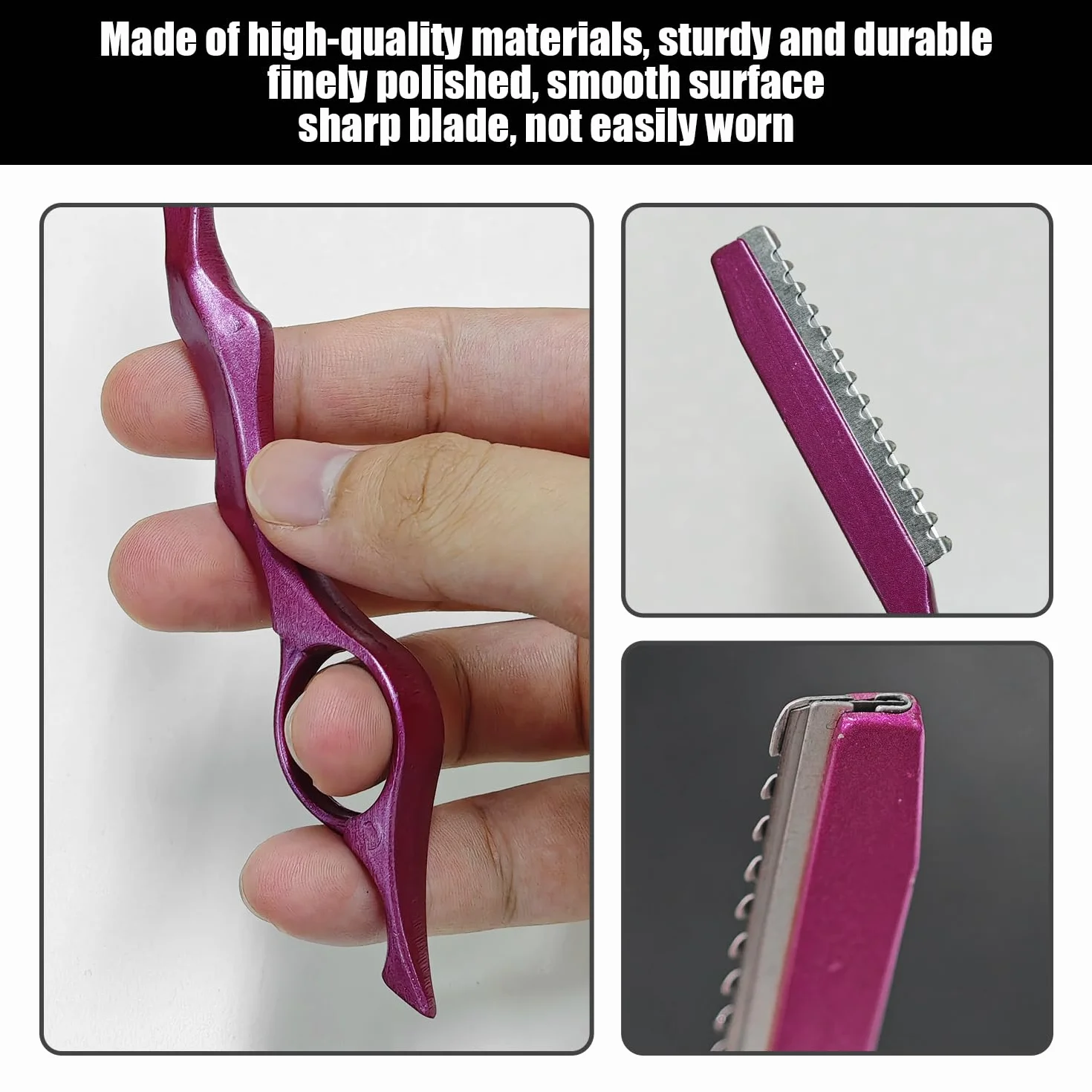 Cuchillo Para El Cabello, 2 Piezas, Peluquería Duradera, Herramientas De Corte