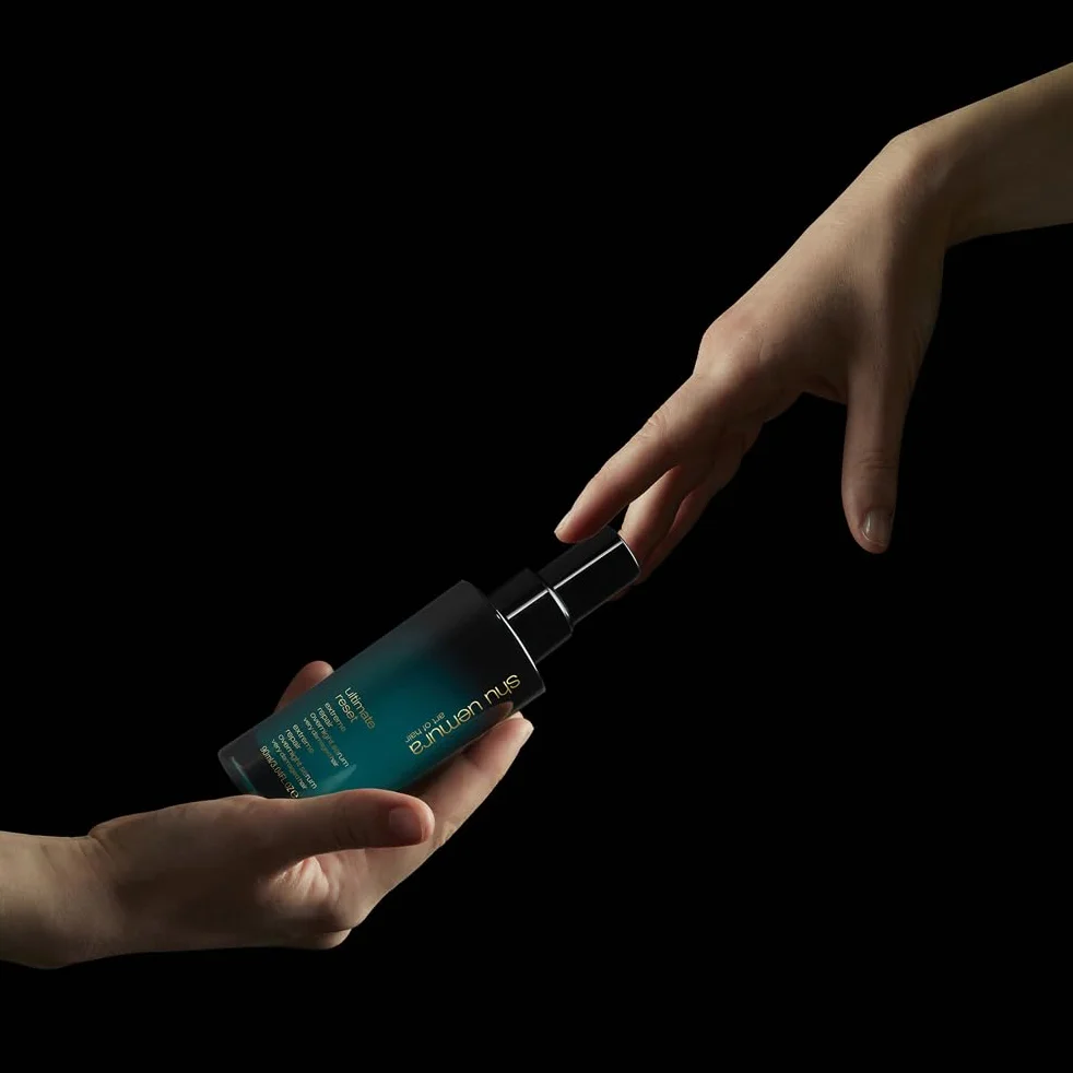 Shu Uemura, Sérum de Noche de Reparación Extrema Ultimate Reset, Hidrata, Nutre y Repara en Profundidad, Enriquecido con Extracto de Arroz y Péptidos, Para Cabello Muy Dañado, 90ml