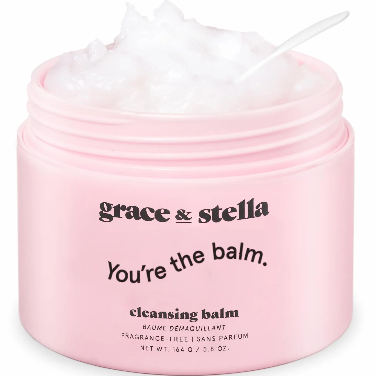 grace & stella Bálsamo limpiador de maquillaje (192.8 g/201 ml) - Bálsamo removedor de maquillaje para todo tipo de piel para derretir suavemente rímel, delineador de ojos y maquillaje, sin fragancia