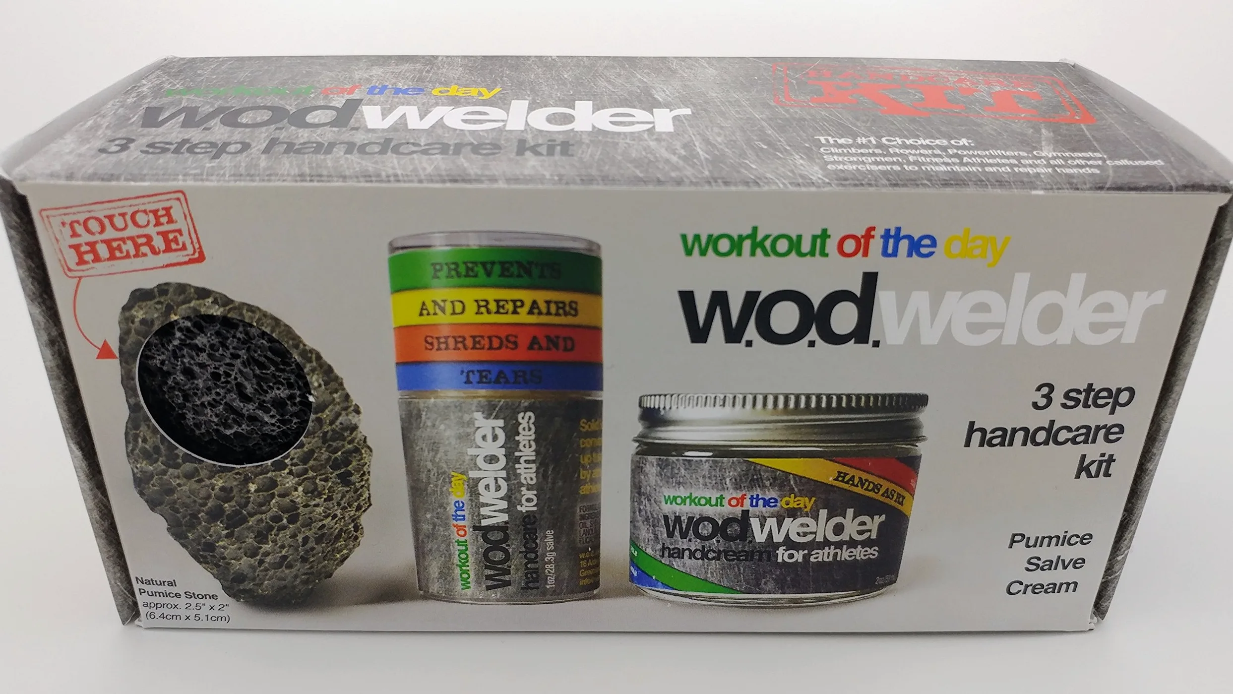 W.O.D Welder- Kit de cuidado de manos – cuidado de la piel para atletas