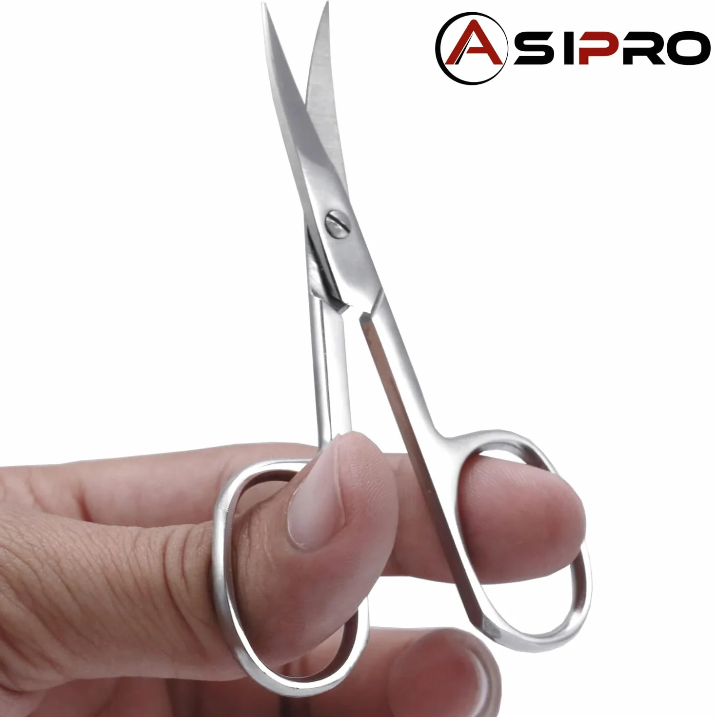 Tijeras Uñas Curvas 3.75" con Funda
