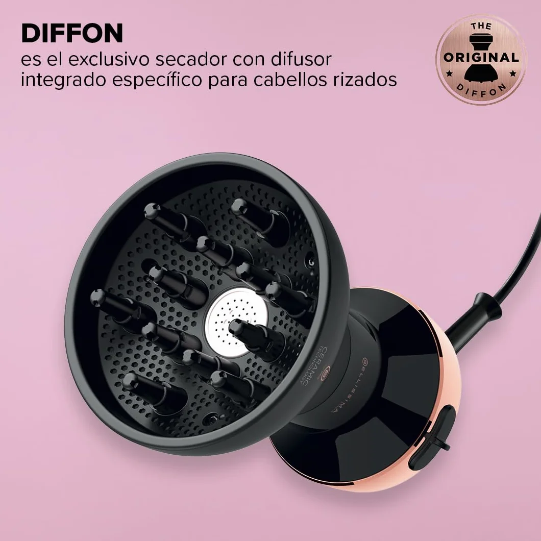Bellissima Imetec My Pro Diffon Ceramic Difusor de aire caliente para cabello rizado 700 W
