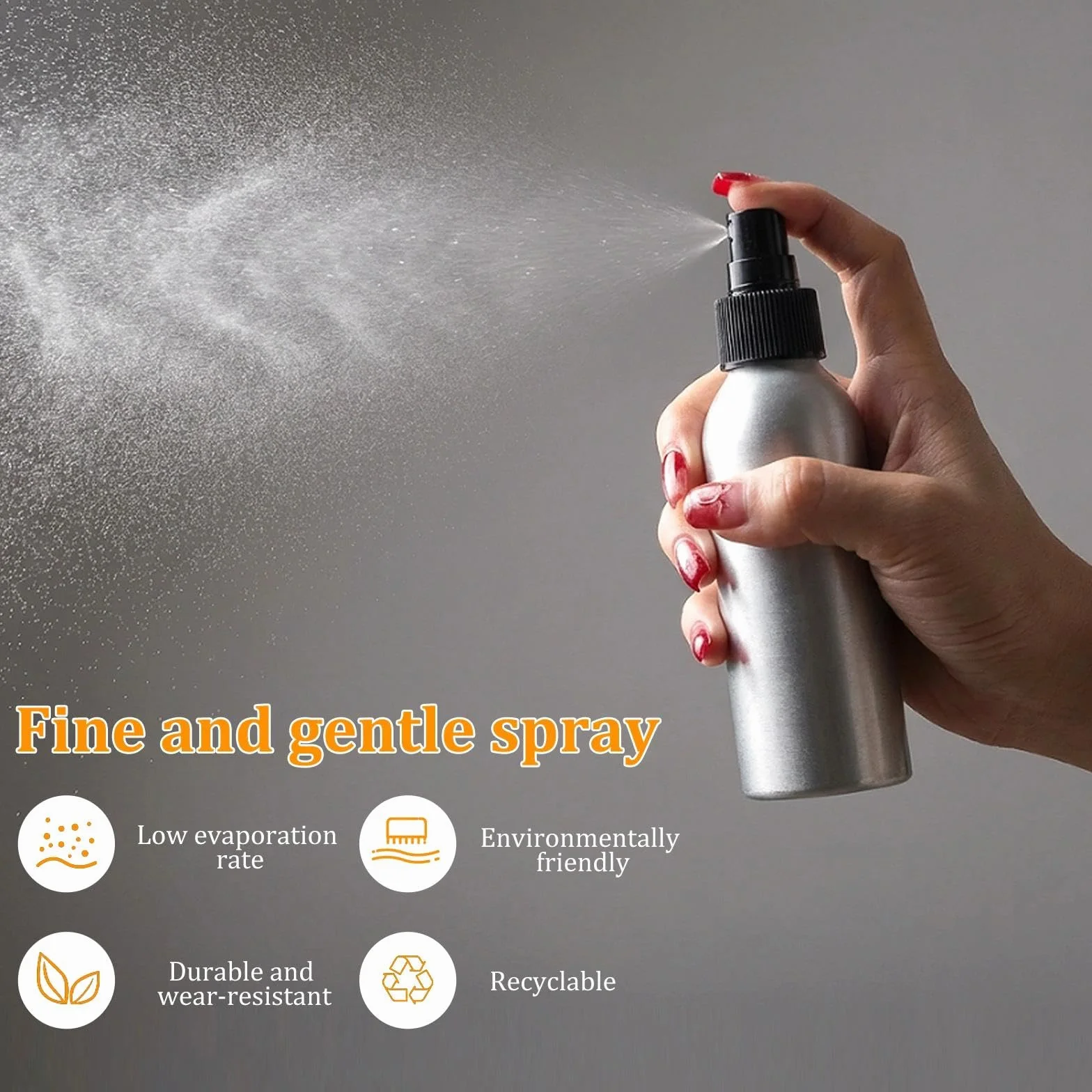Pulverizador Agua 100 Ml Botella Atomizador Pequeña Niebla Fina Multiusos