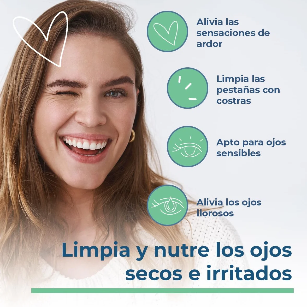 The Eye Doctor Esencial Pack Tratamiento Compresa Ocular Caliente Fría Reutilizable Toallitas Ojo Seco Blefaritis MGD Máscara Microondas