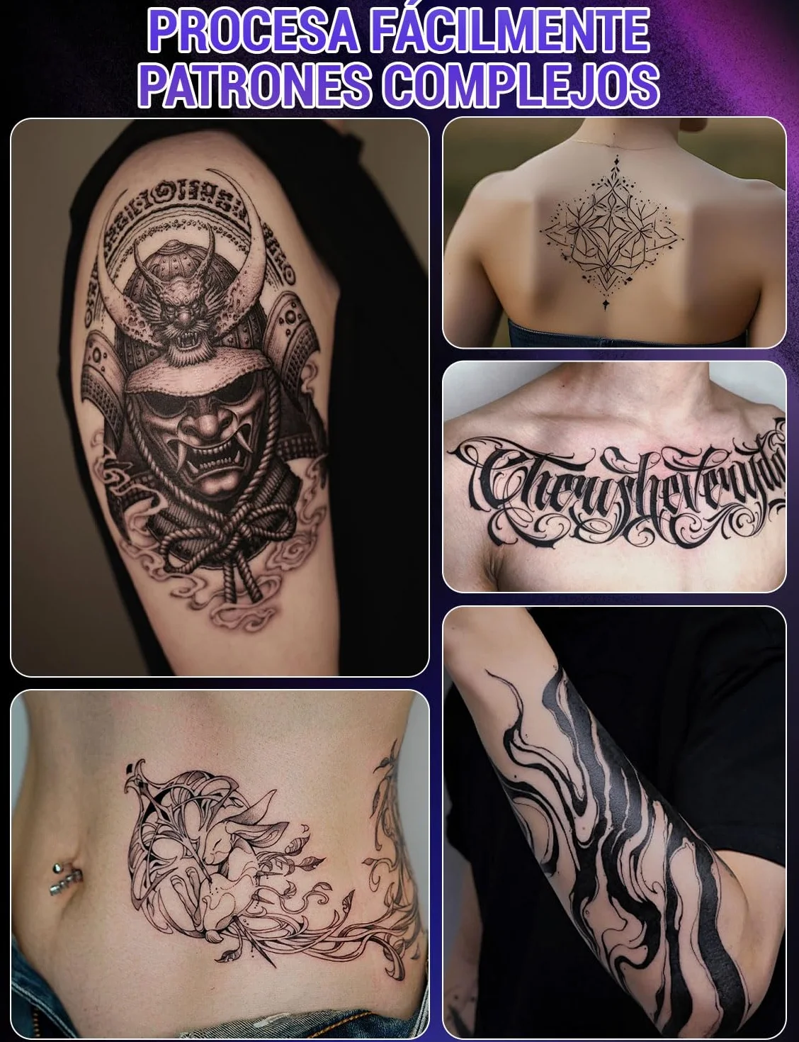 YOHOOLYO Termocopiadora Tattoo Bluetooth Impresora Termica Tattoo Portatil 203 DPI Compatible con Smartphones Tabletas Incluye 10 Hojas de Transferencia para Tatuadores Principiantes