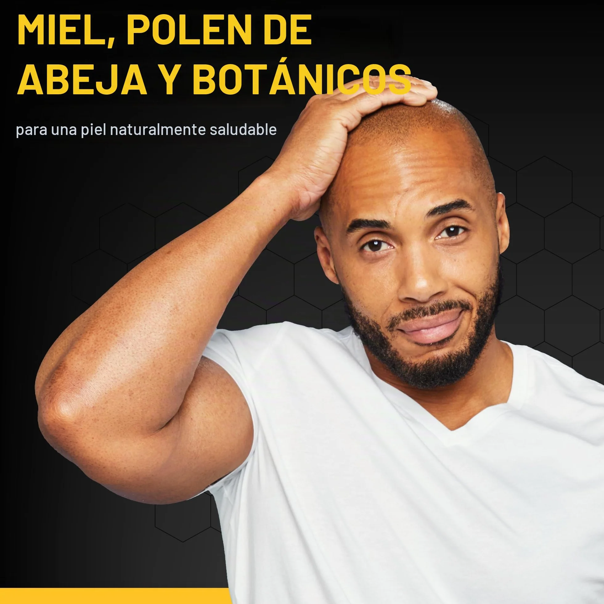 Bee Bald HEAL Bálsamo Post-Afeitado Calma y Alivia la Piel Dañada Trata Granos Irritaciones 59ml