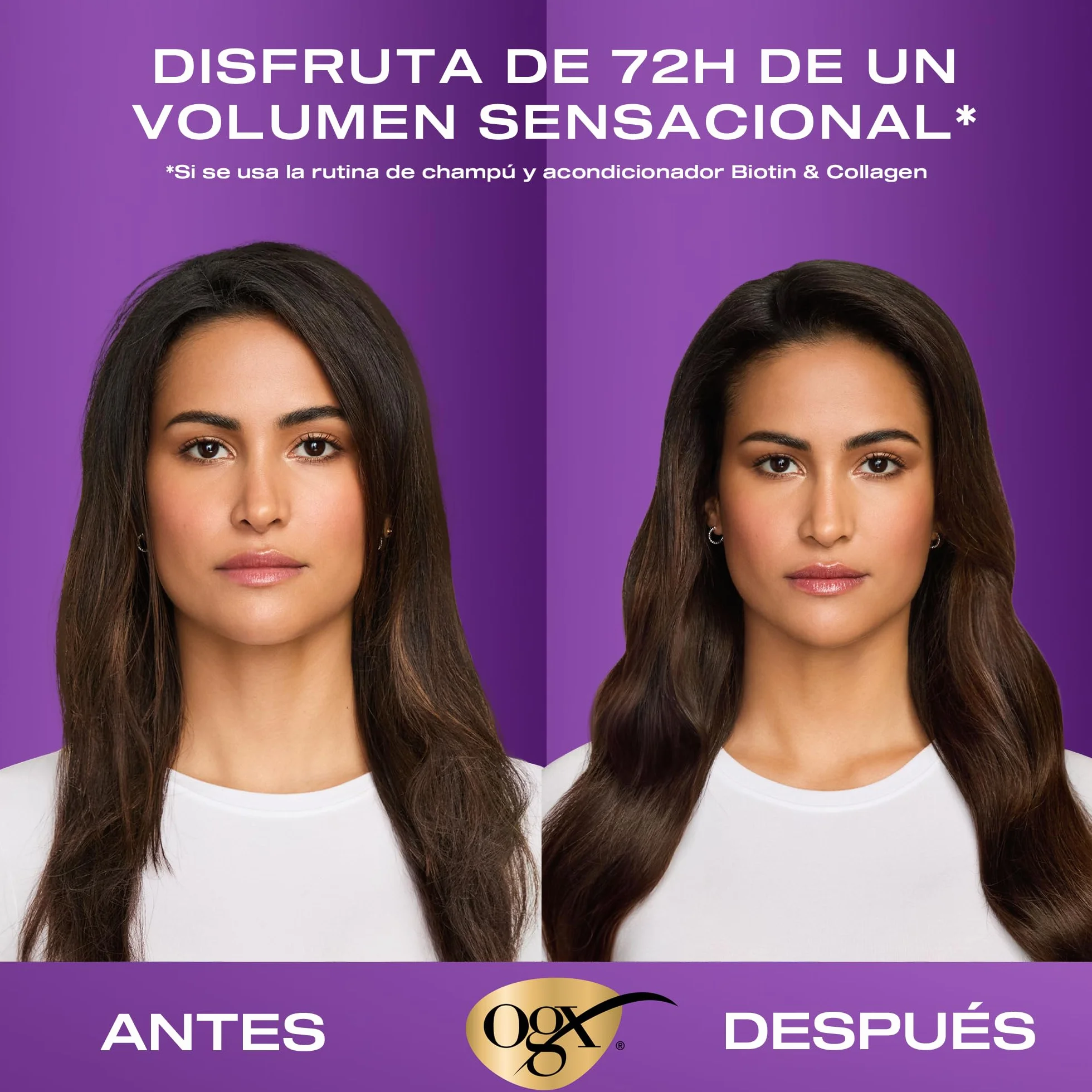 OGX Biotin & Collagen Thick & Full+ Shampoo and Conditioner Set, 2x385 ml
