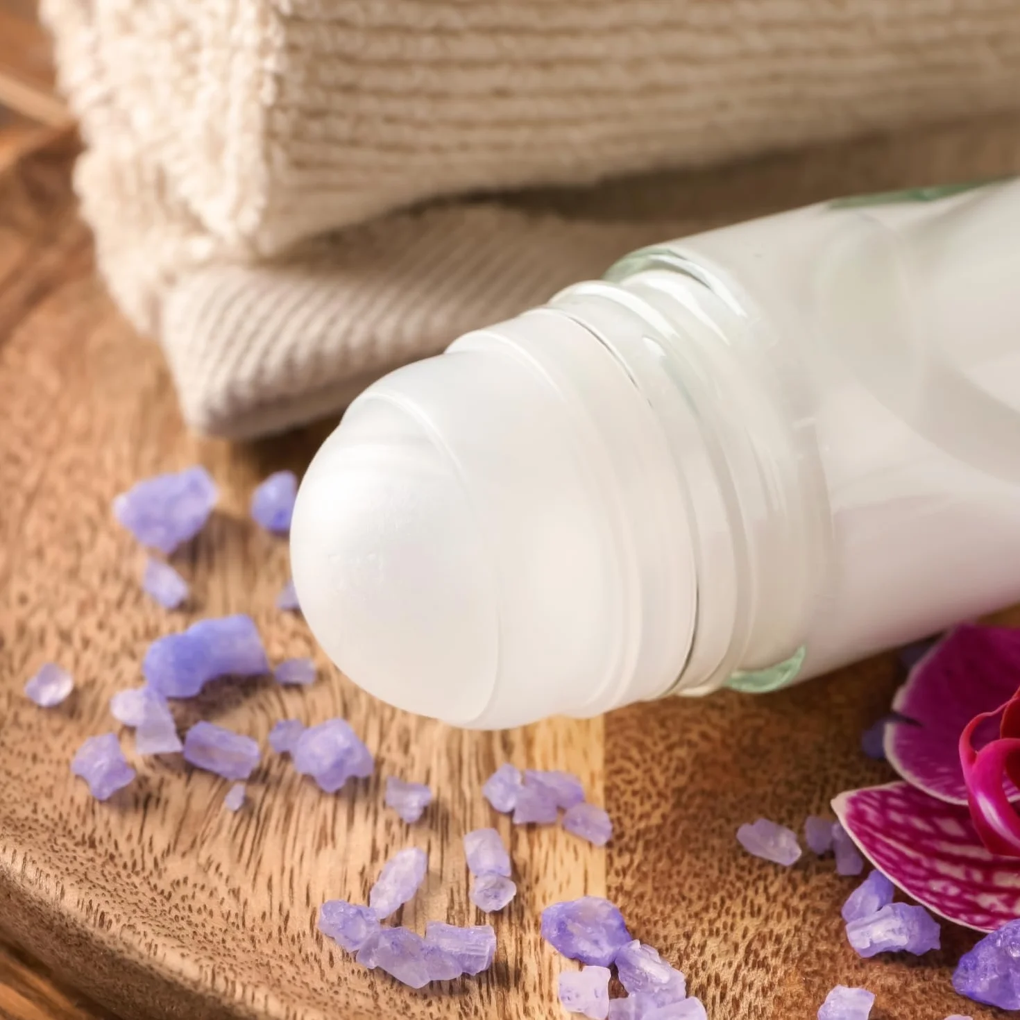 Essenciales Envase Roll On Rellenable 50 ml 2 Botes de Cristal sin fugas