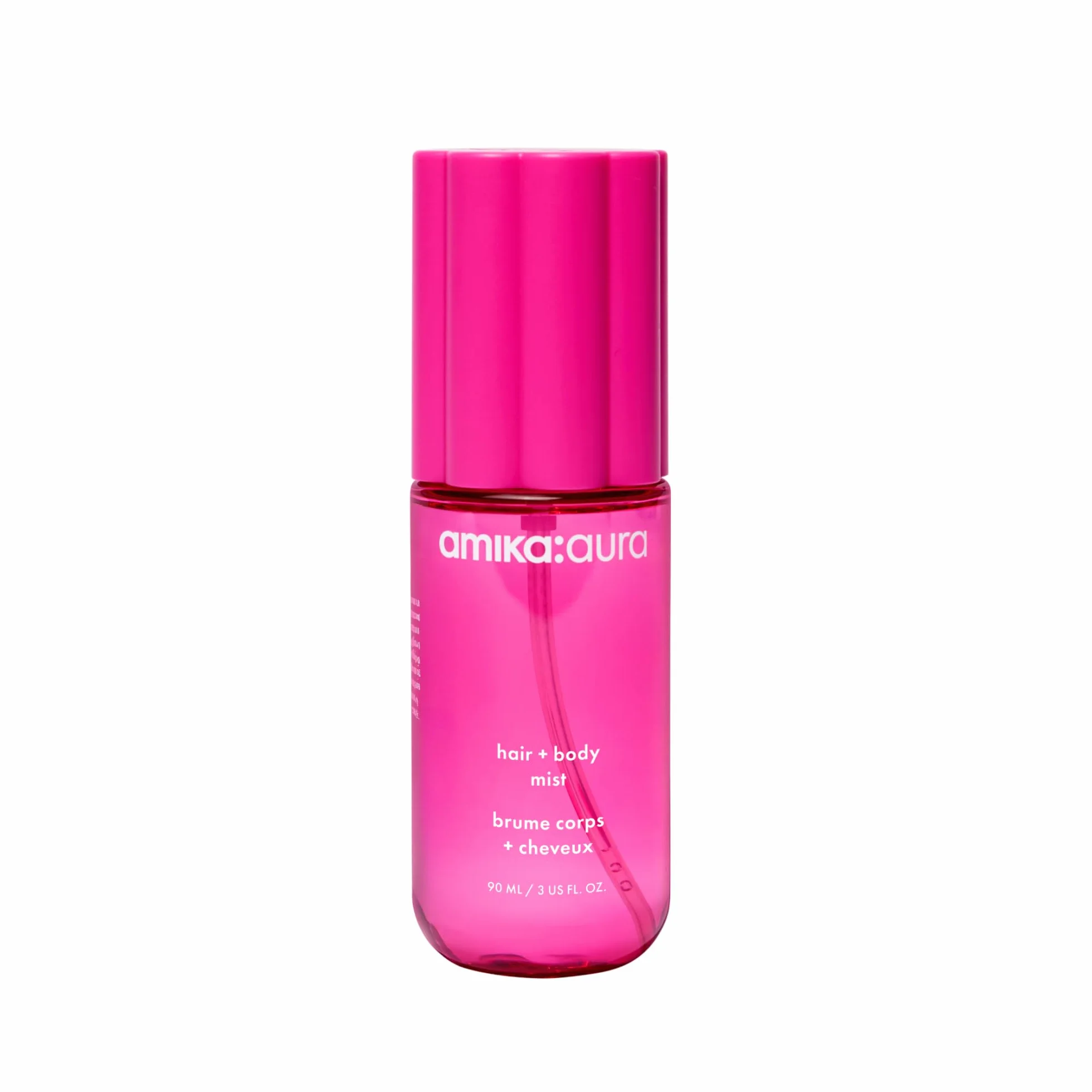 Amika Body Aura Hair & Body Mist 90 ml Spray refrescante cabello cuerpo pomelo albaricoque vainilla sándalo