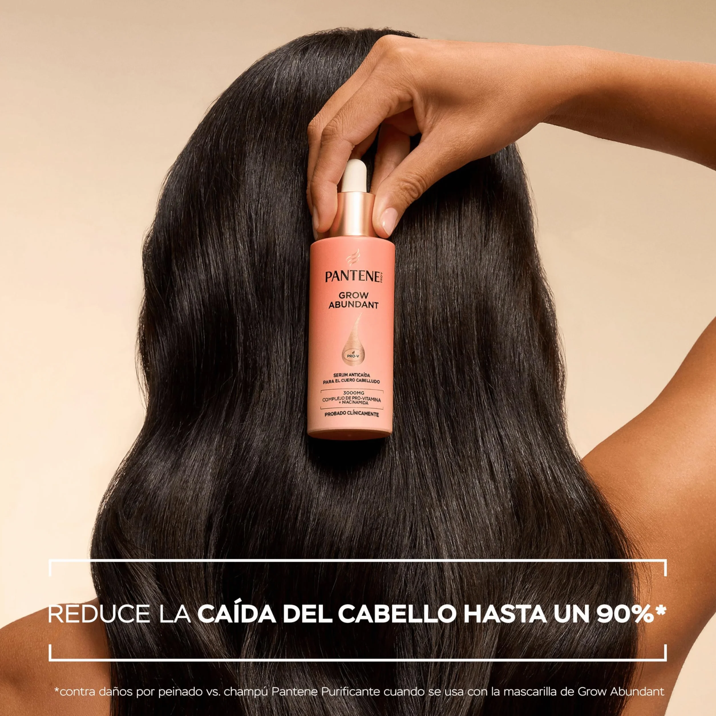 Pantene Grow Abundant Sérum Anticaída Cuero Cabelludo 60ml Tratamiento Cabello Mujer 3000mg Complejo Pro-Vitamina