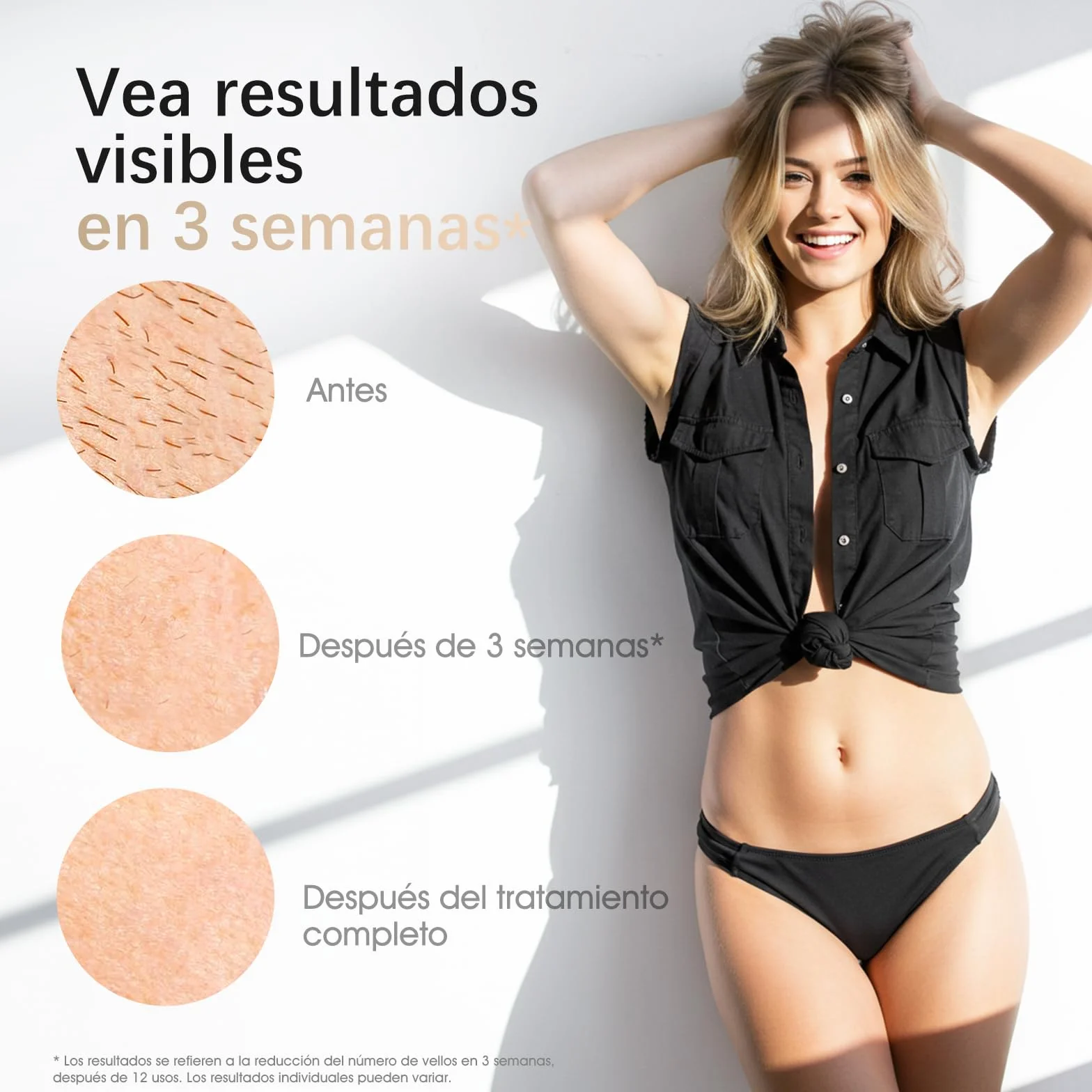 Depiladora Laser IPL Haarlosy con Refrigeración, 3 en 1, 9 Niveles de Energía, 999,900 Flashes