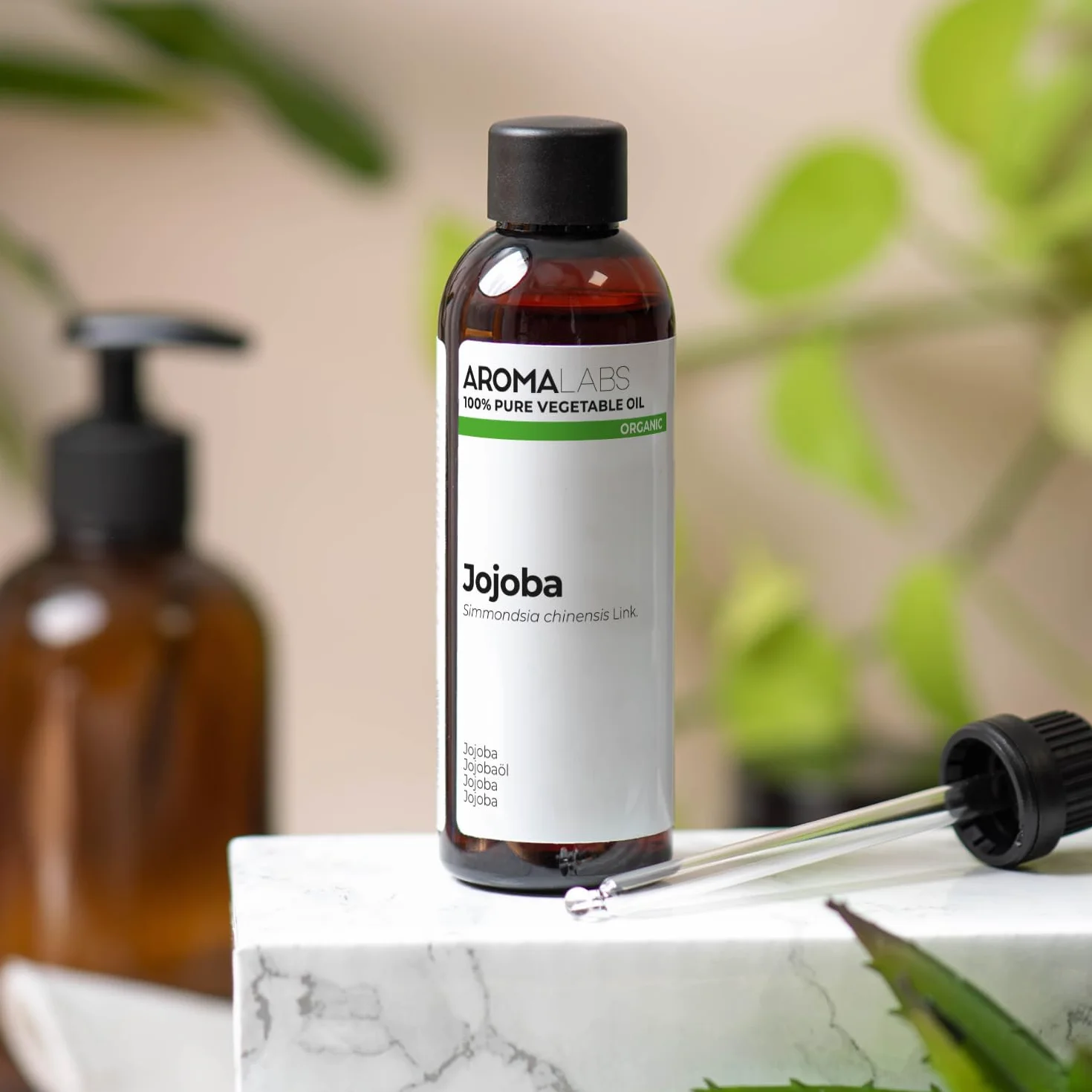 Aceite de Jojoba BIO 100 mL Aceite Vegetal Virgen Cosmos Aroma Labs