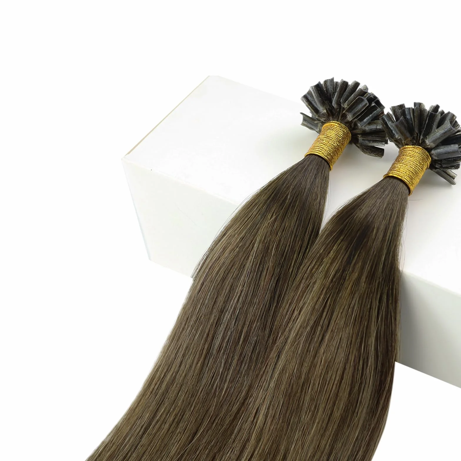 Fshine Extensiones De Queratina 50g 40cm Extensiones Pelo Natural | Puntas De Queratina Preunidas, Extensiones De Queratina, Para Cabello Fino, Sin Volumen Extra, Aporta Mucho Volumen
