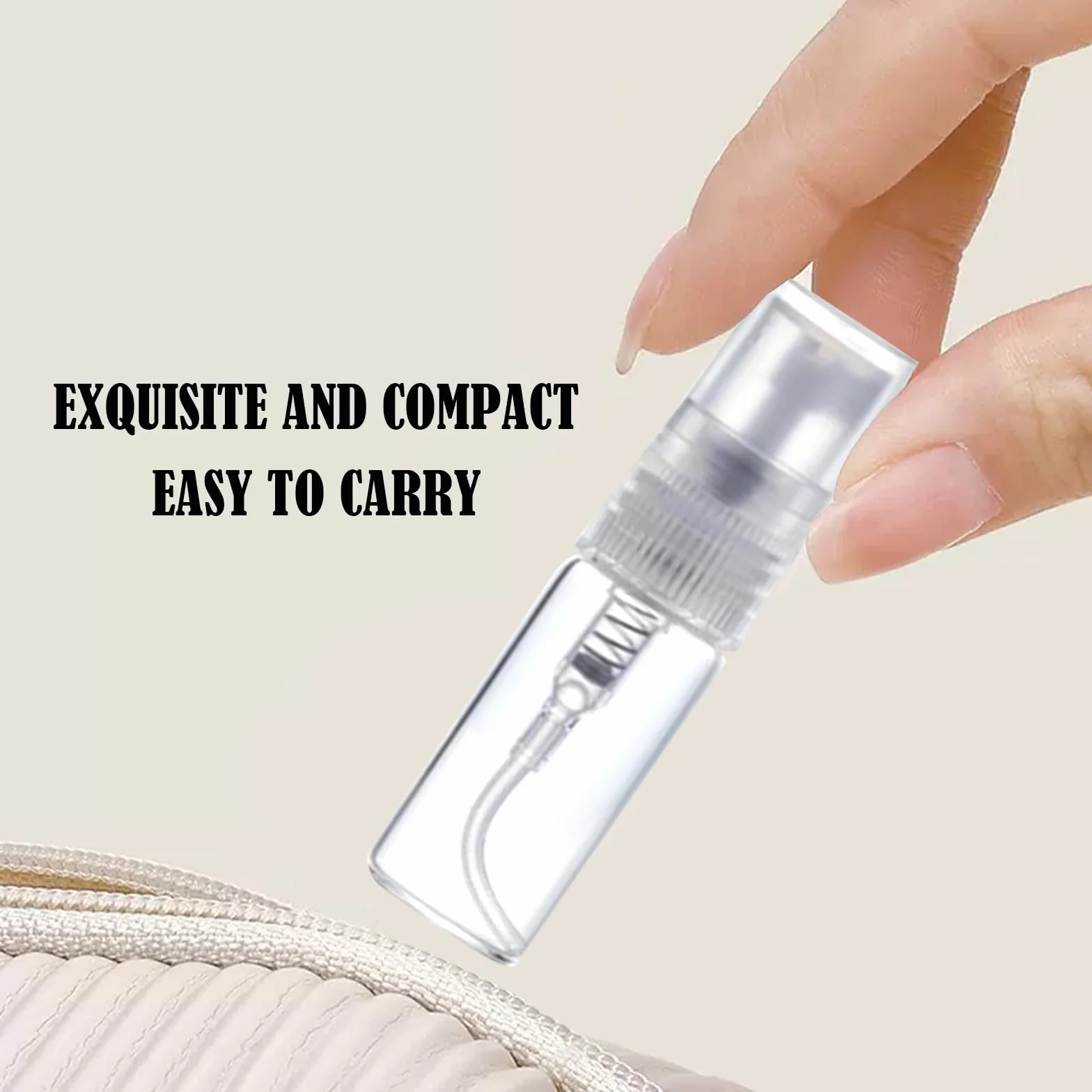 Botella Spray Mini 3ml 30 Piezas, Rellenable Vacío Portátil para Perfume