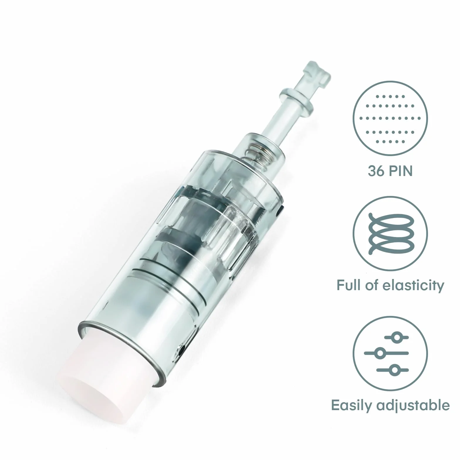 Agujas Dermapen M8 36 puntas Microneedling Cartuchos 3 ranura bayoneta para M8 M7S A6S 20 unidades
