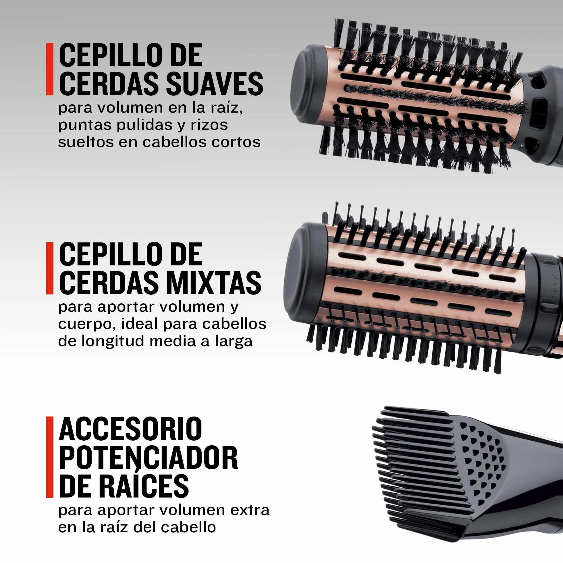 Remington Cepillo de Aire Voluminizador Giratorio Keratin Protect AS8811, 1000 W, Cerámica, 2 Temp/Velocidades, Gris