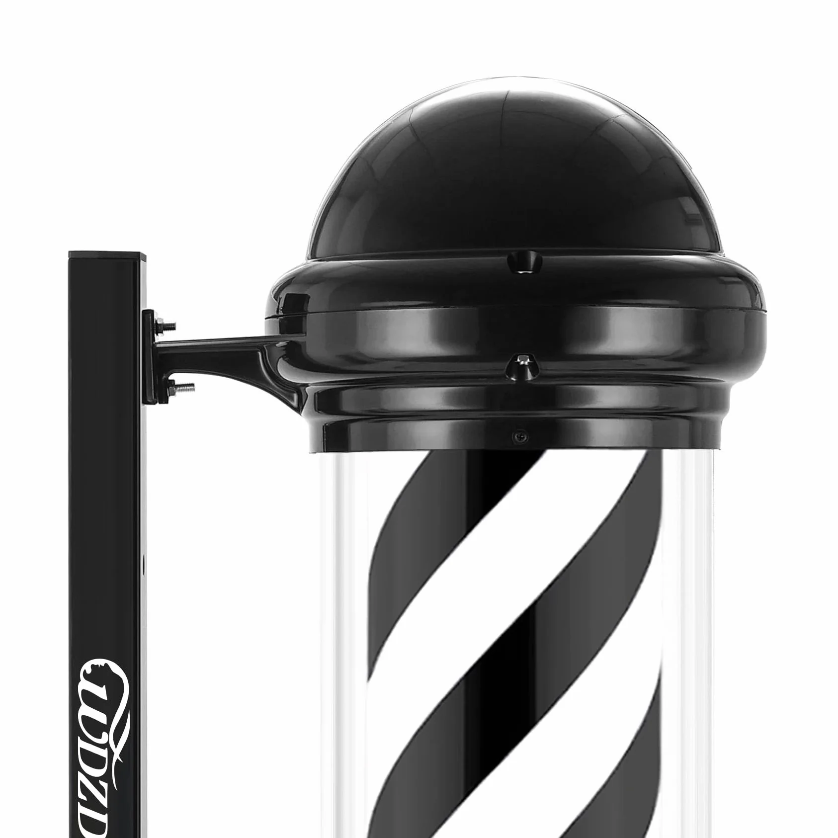 Barber Pole Negro 73 cm Poste Barbero