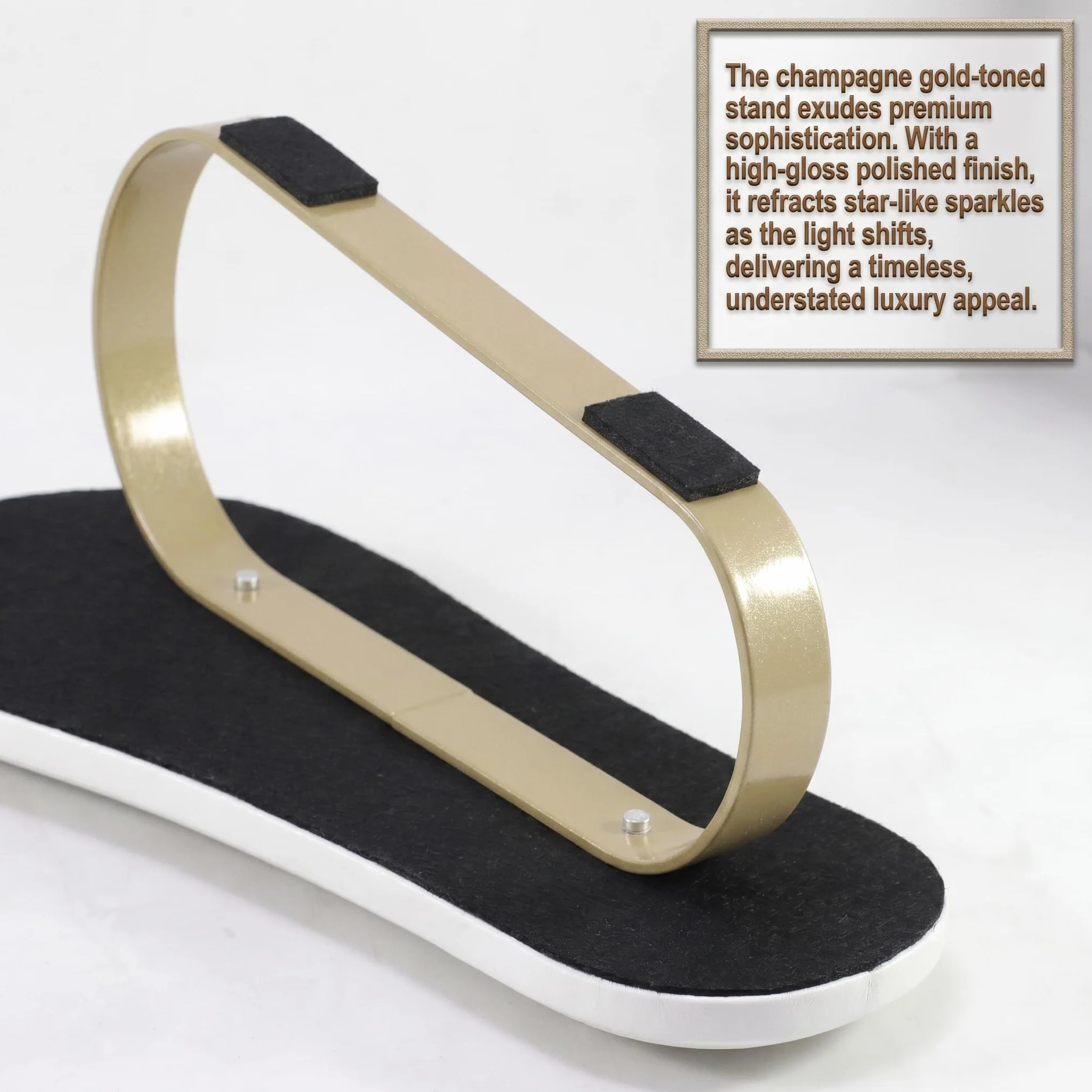 Reposabrazos en forma de U: soporte de arco dorado para uñas, soporte ergonómico en ángulo de 45° para profesionales del arte de uñas y uso doméstico, reposamanos de manicura y pedicura