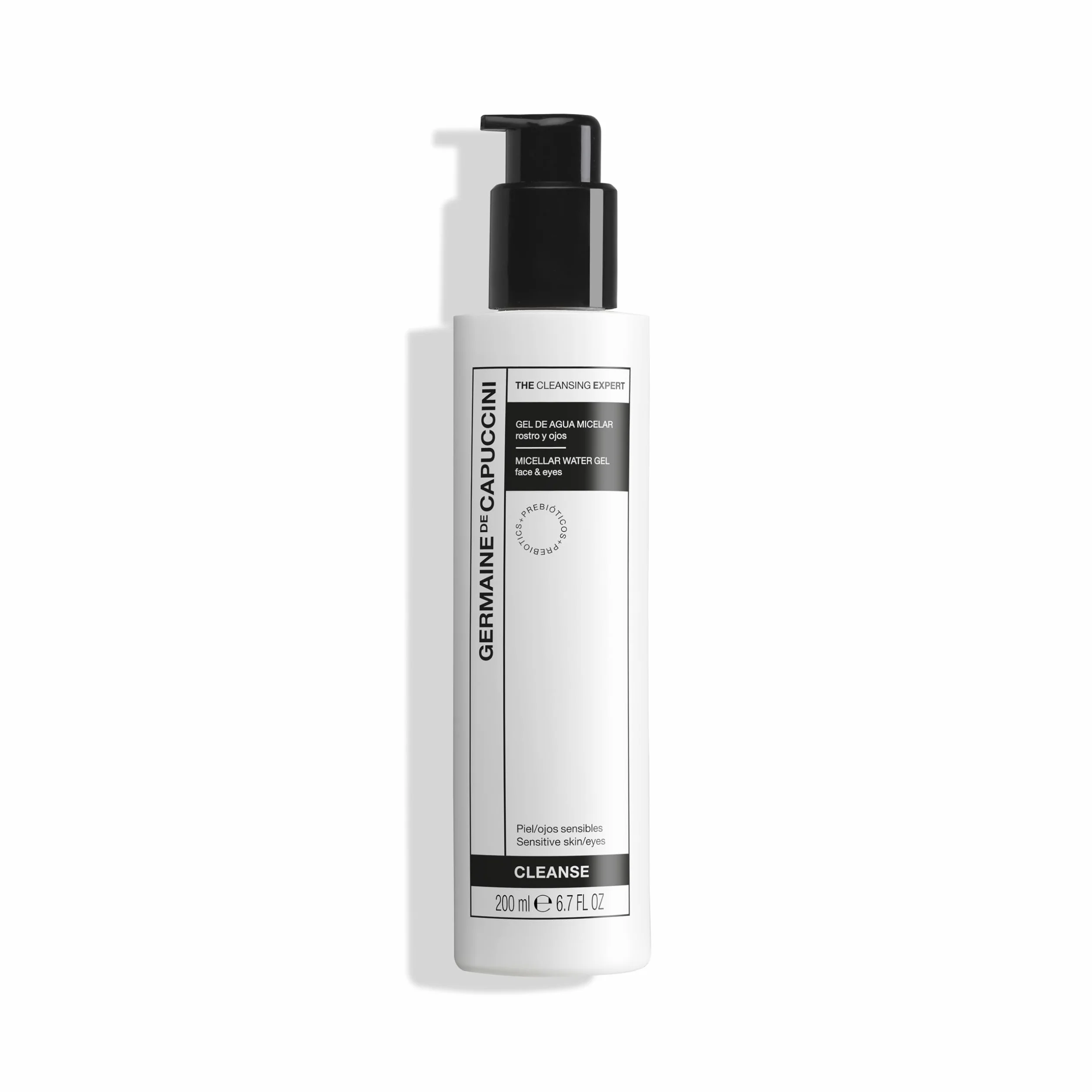 Germaine de Capuccini - The Cleansing Expert | Gel de Agua Micelar Rostro/Ojos - Sin aclarado, sin perfume - 200 ml