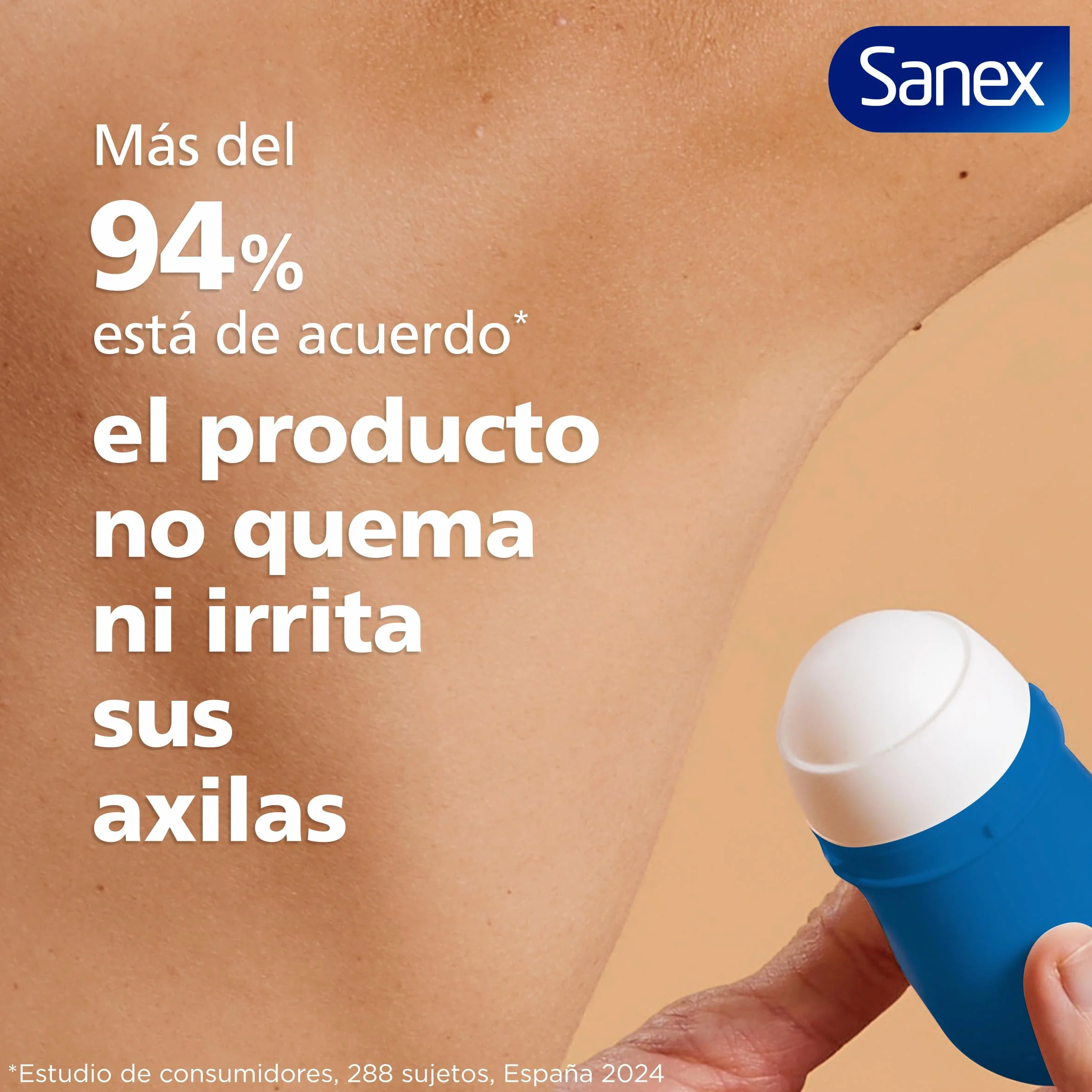 Sanex Dermo+ Extra Control Desodorante Antitranspirante Roll-On 72 Horas 6x50 ml