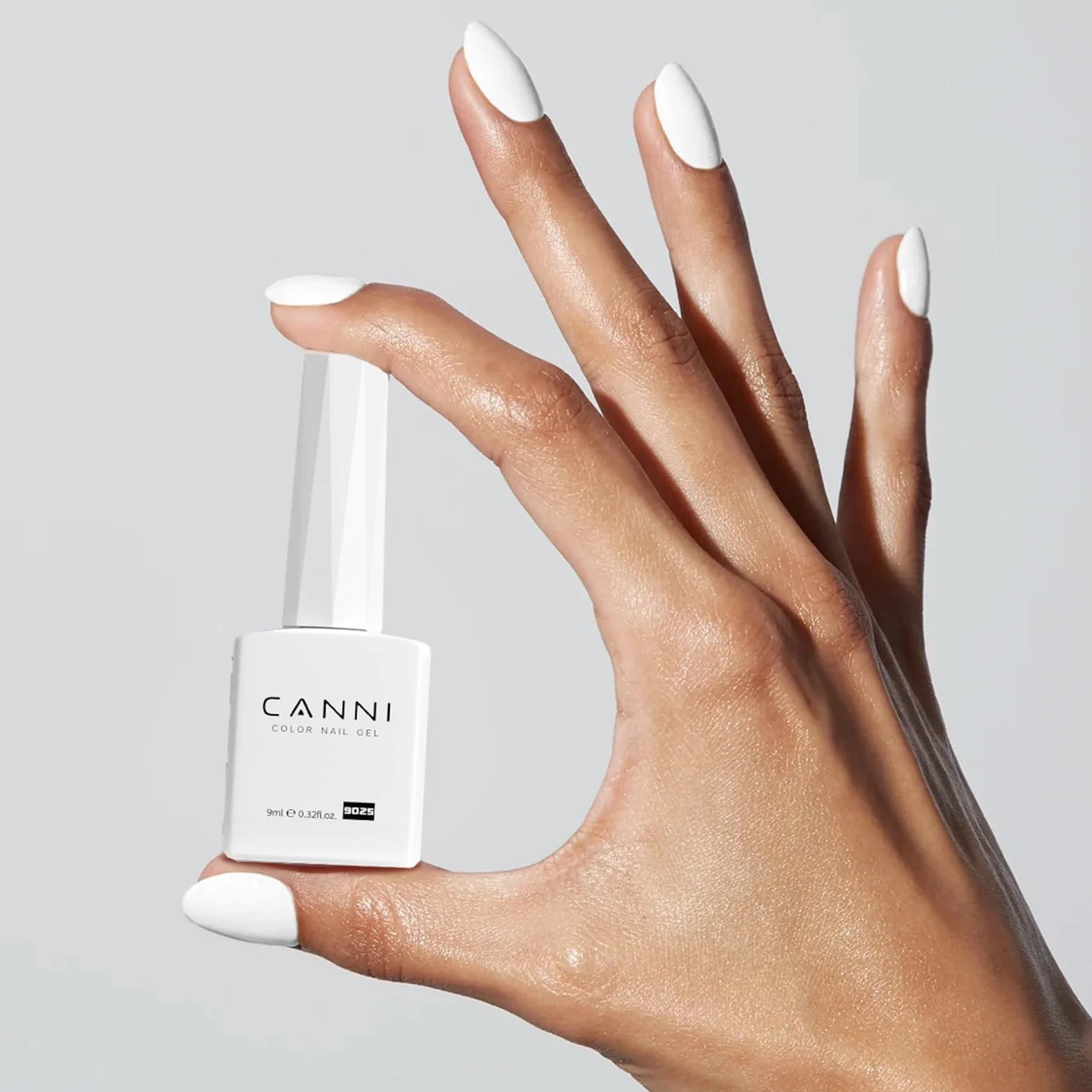 CANNI Esmaltes Semipermanentes de Uñas en Gel Blanco White Pintauñas Manicura