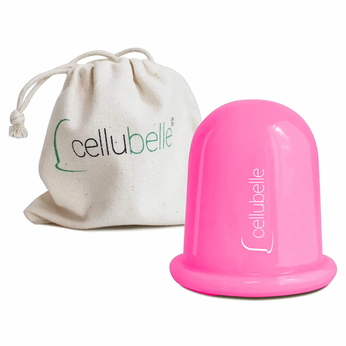 Ventosa anti-celulitis Fuchsia rosa ellubelle para prevenir y combatir celulitis y piel de naranja