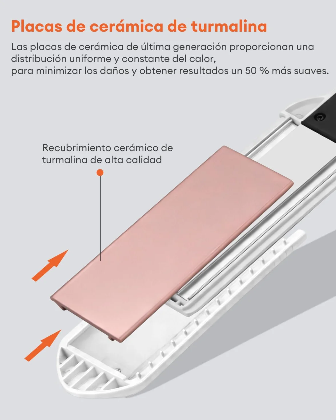Planchas del Pelo Ceramic Crimp 3 in 1, Cerámica Anti-Estática, 6 Temperatura Ajustables 130-230 ℃, Calentamiento Instantáneo, Rizador Pelo Ondas Para Crear Volumen y Textura