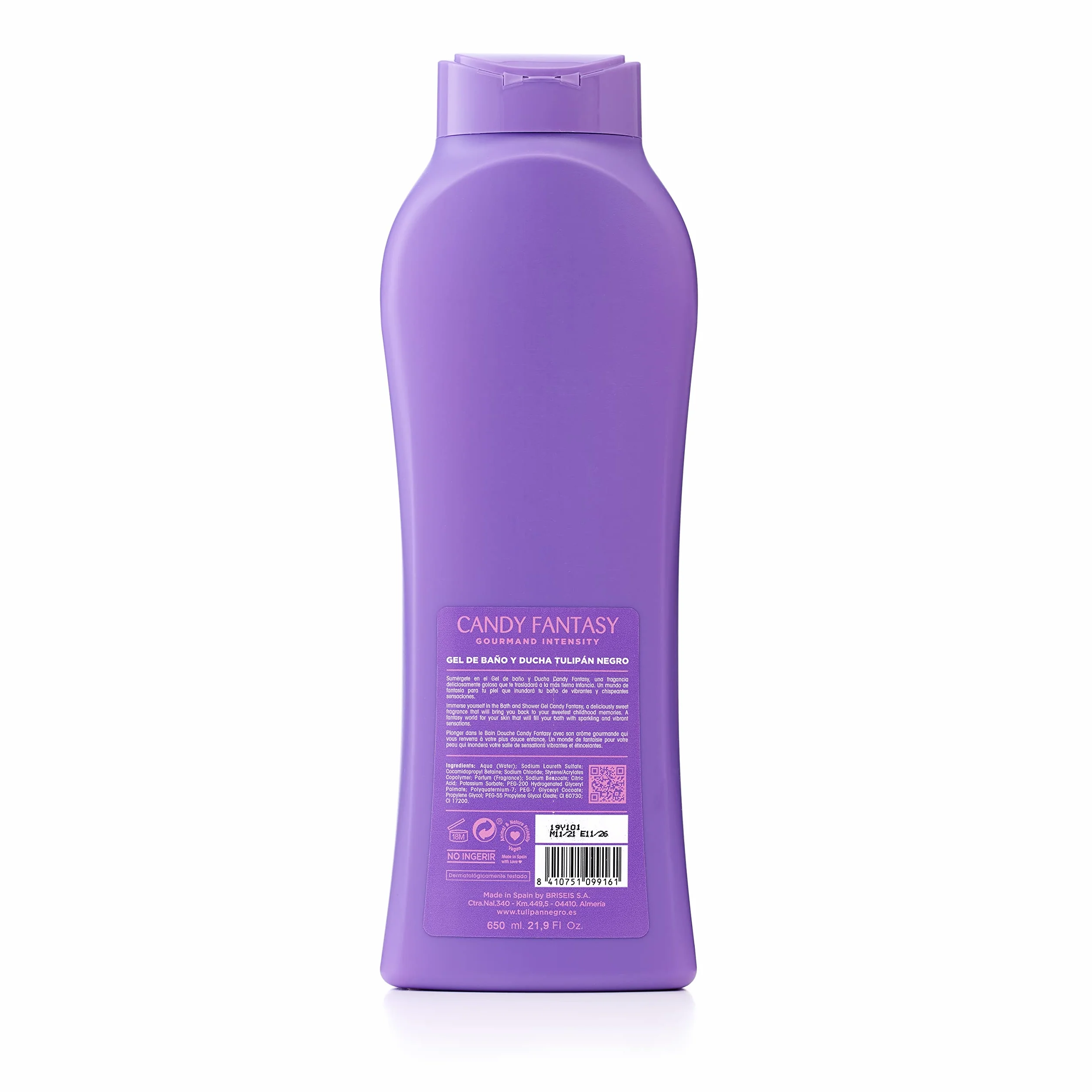 Tulipán Negro Gel de Baño Candy Fantasy Nutritivo e Hidratante 650 ml