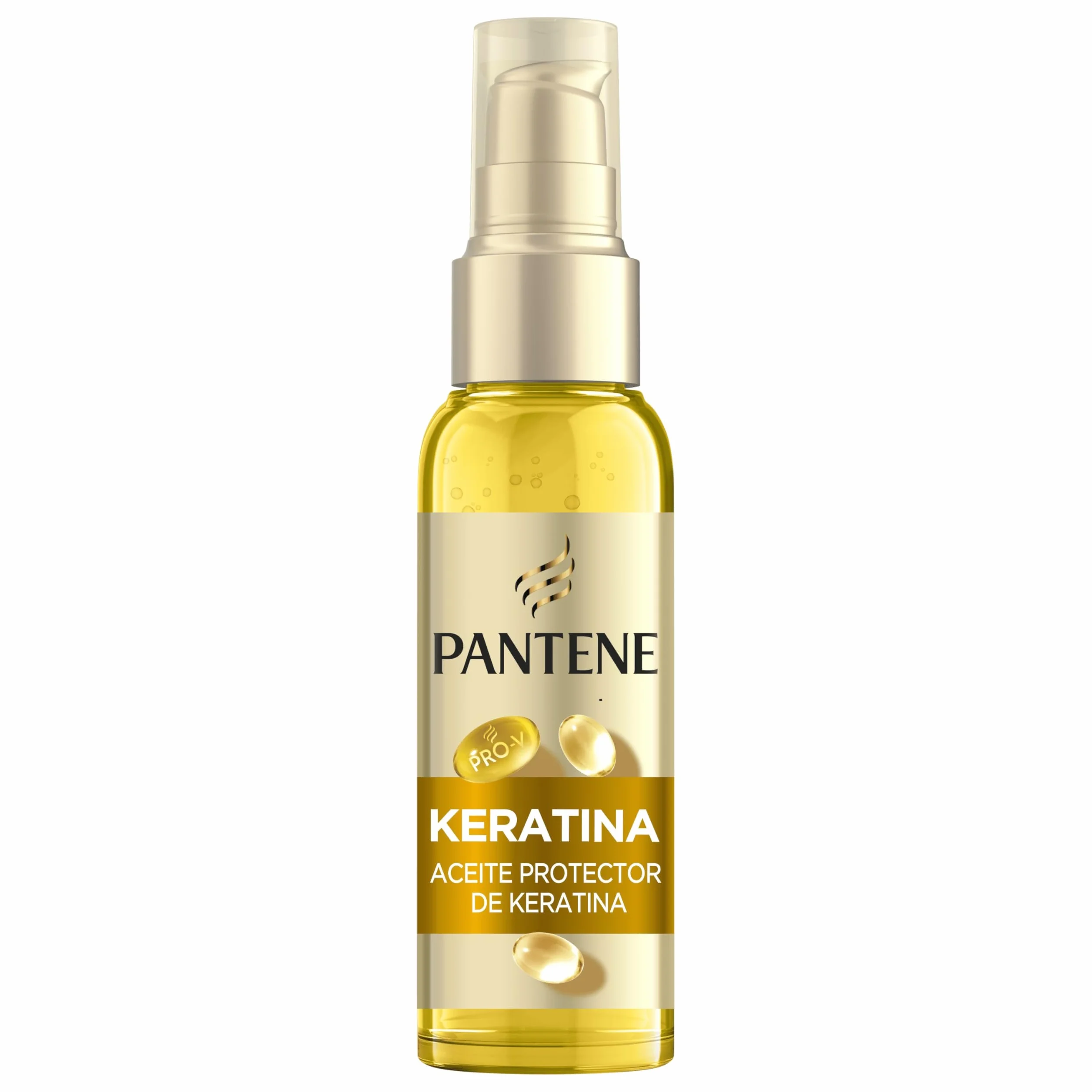 Pantene Pro-V Aceite Protector Keratina 100ml Repara Y Protege Cuidado Intensivo Pelo Seco Y Dañado