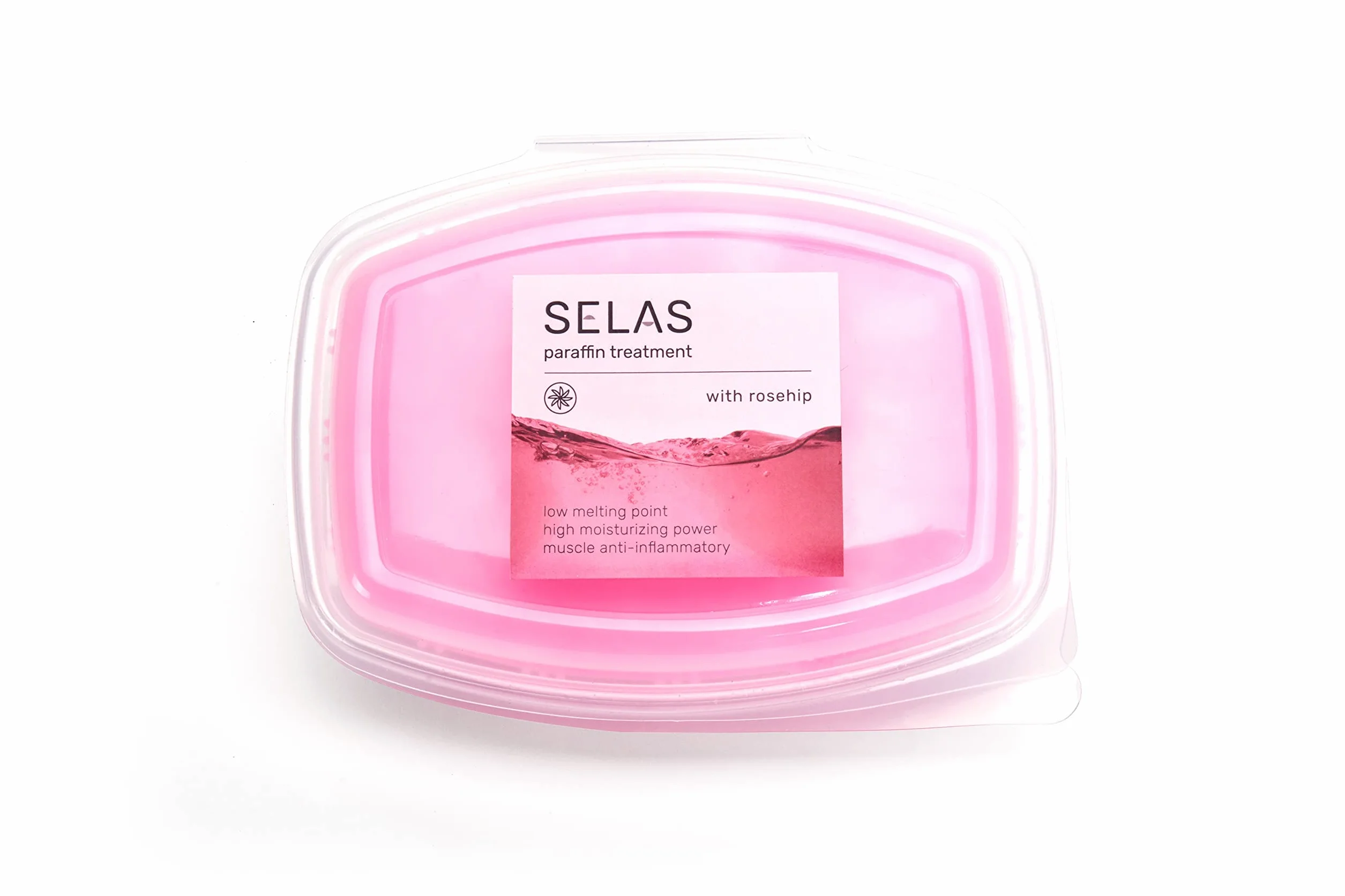 SELAS Parafina de Rosa Mosqueta 1300ml (980g) Cera Caliente Profesional para Tratamientos Terapéuticos y Estéticos