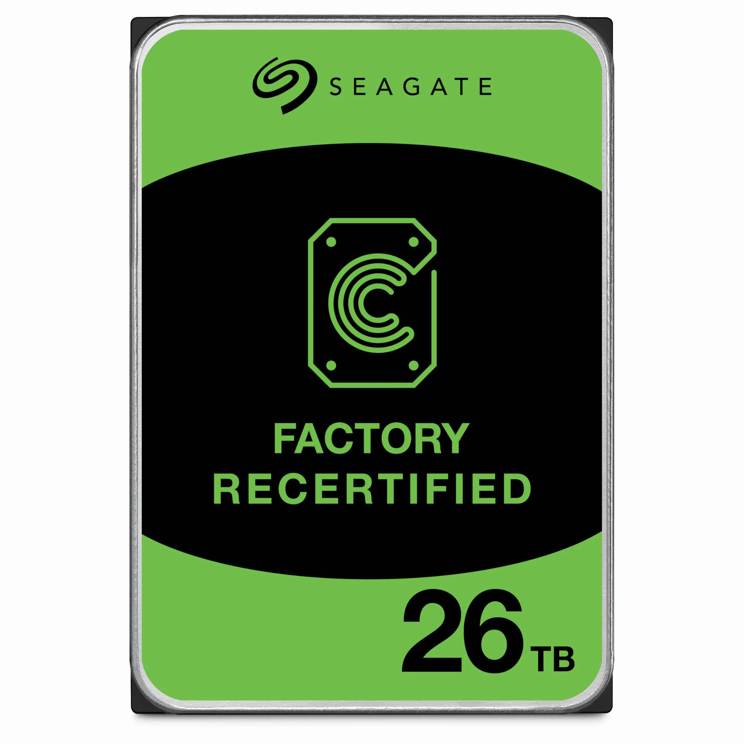 Seagate Exos 26 TB Disco Duro Interno 3.5 Pulgadas SATA3 256 MB Caché Reacondicionado