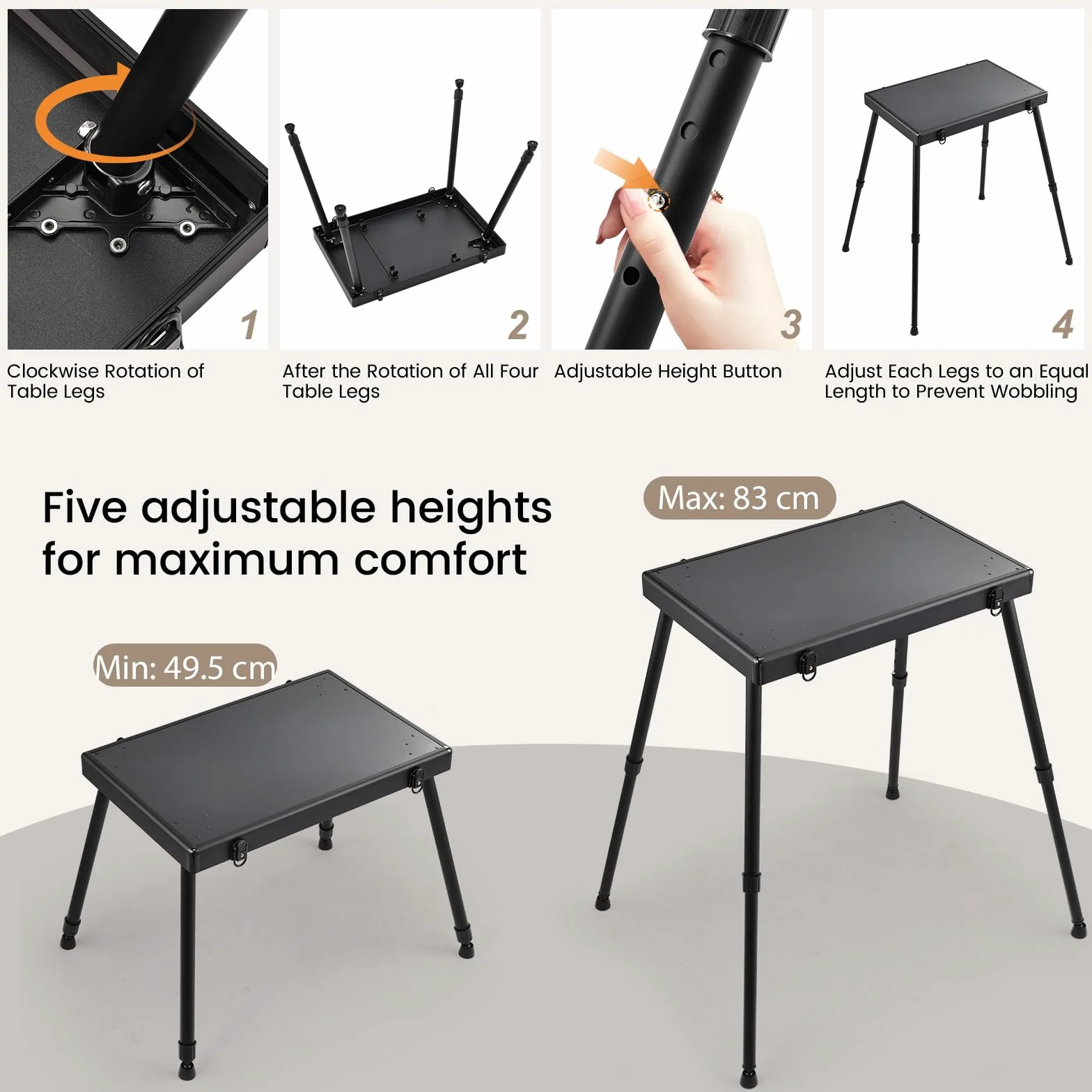Maleta de Maquillaje con Mesa y 5 cajones Maletín de Maquillaje Profesional con Ruedas Caja Maquillaje Maleta Peluquería Grande Mesa de Manicura móvil Trolley Maquillaje, Negro
