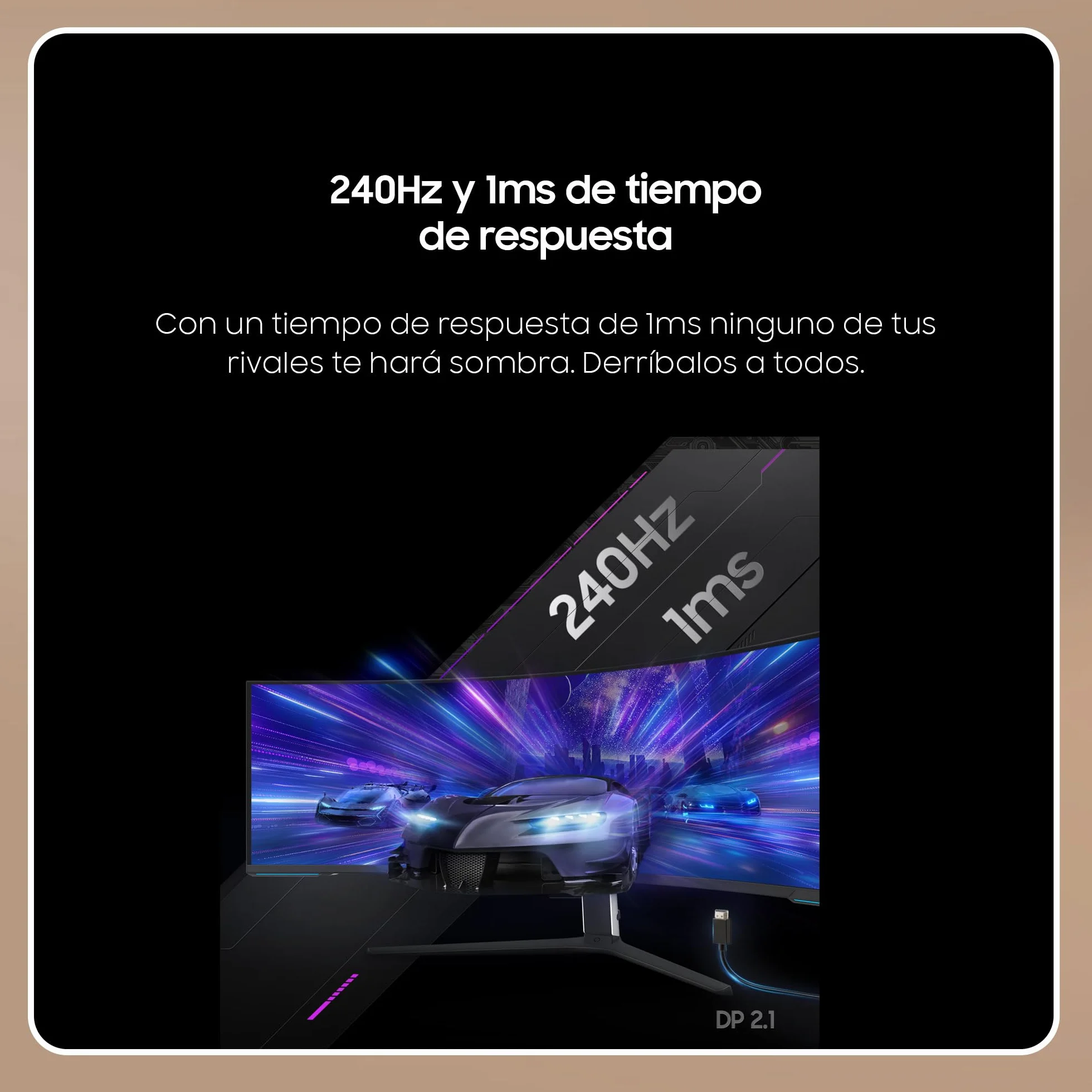 Samsung Odyssey Neo G95NC 57" Dual UHD Gaming Monitor, Quantum Mini-LED, 240Hz, 1ms, HDR 1000, FreeSync Premium Pro