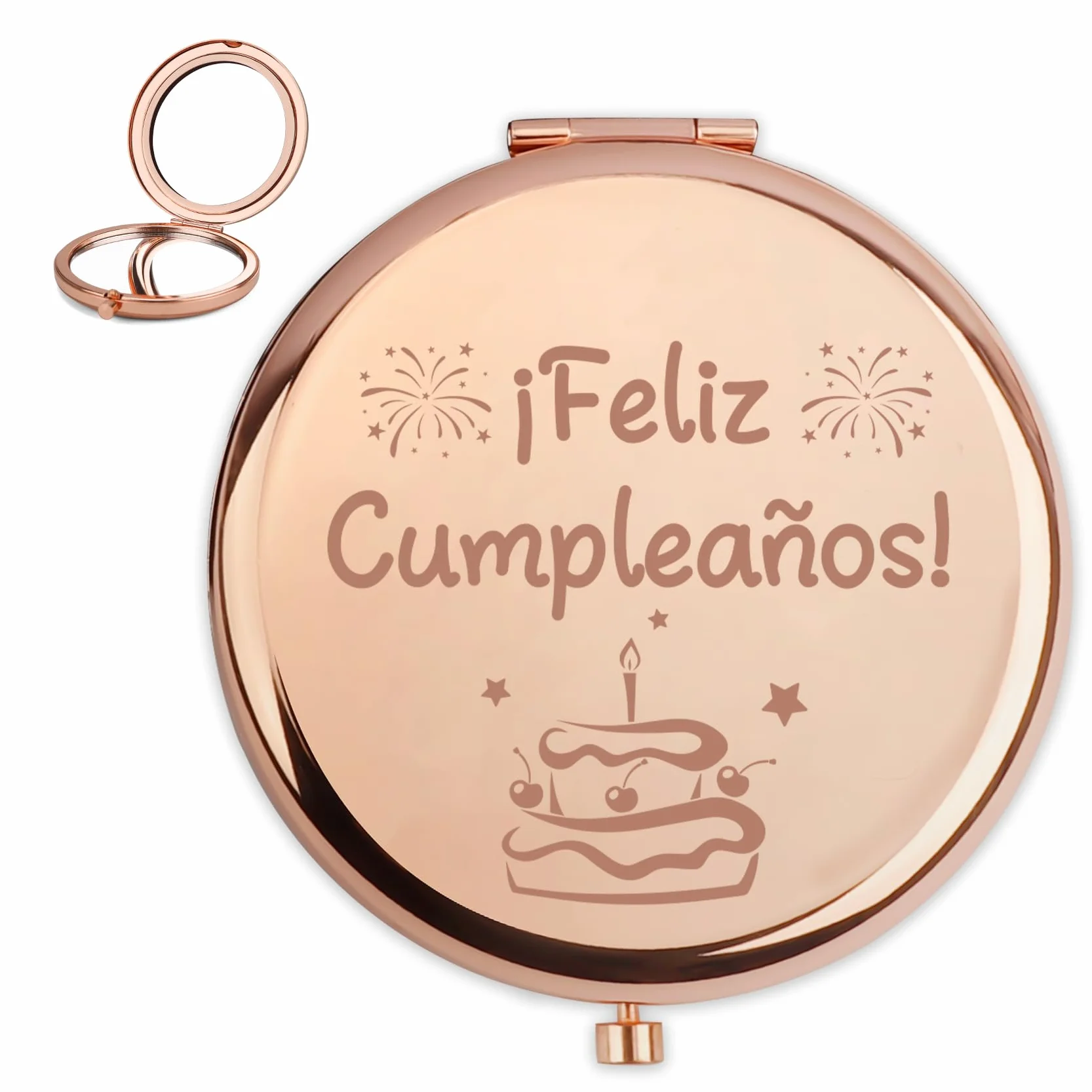 Regalo Cumpleaños Mujer Espejos Compactos