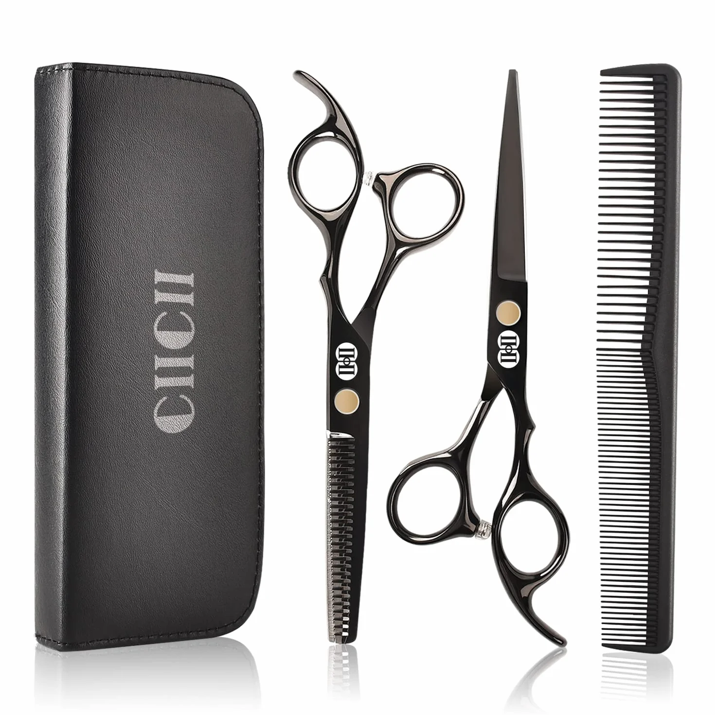 CIICII Tijeras Peluqueria Profesional 8 Piezas para Corte de Pelo