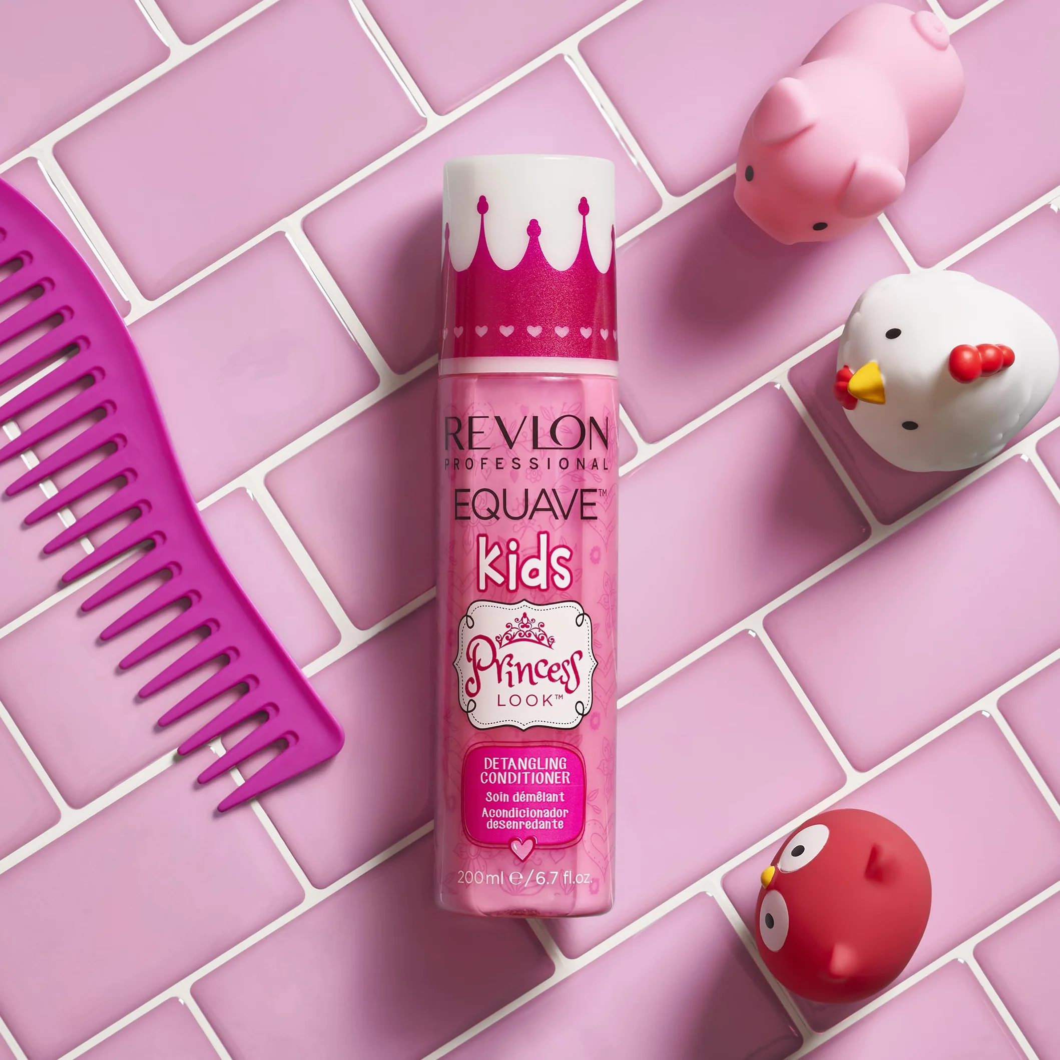 REVLON PROFESSIONAL EQUAVE KIDS Princess Look Acondicionador en Spray Desenredante Pelo Niñas Sin Aclarado 200 ml