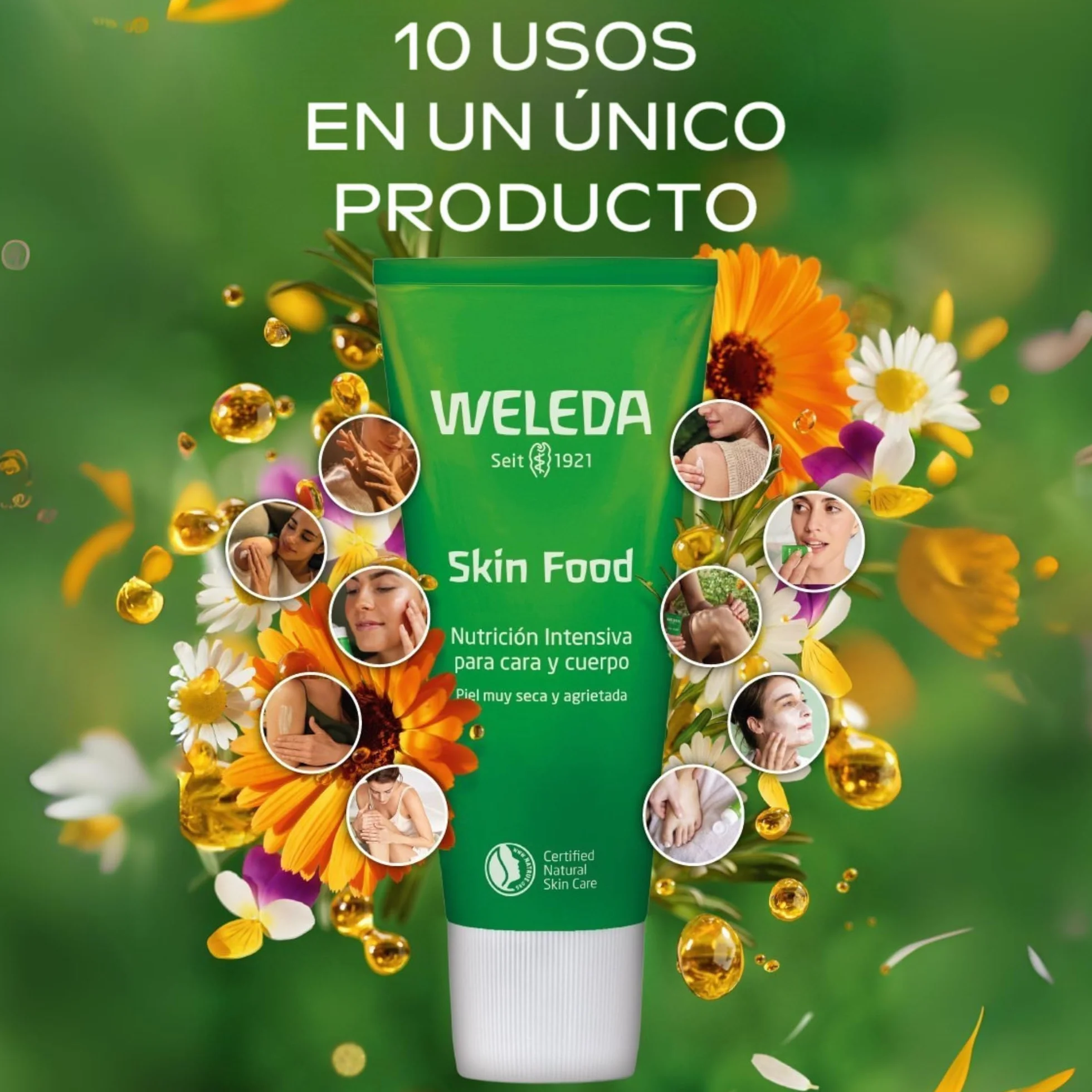 Weleda Skin Food Original Crema Reparadora 75 ml para Piel Muy Seca y Agrietada