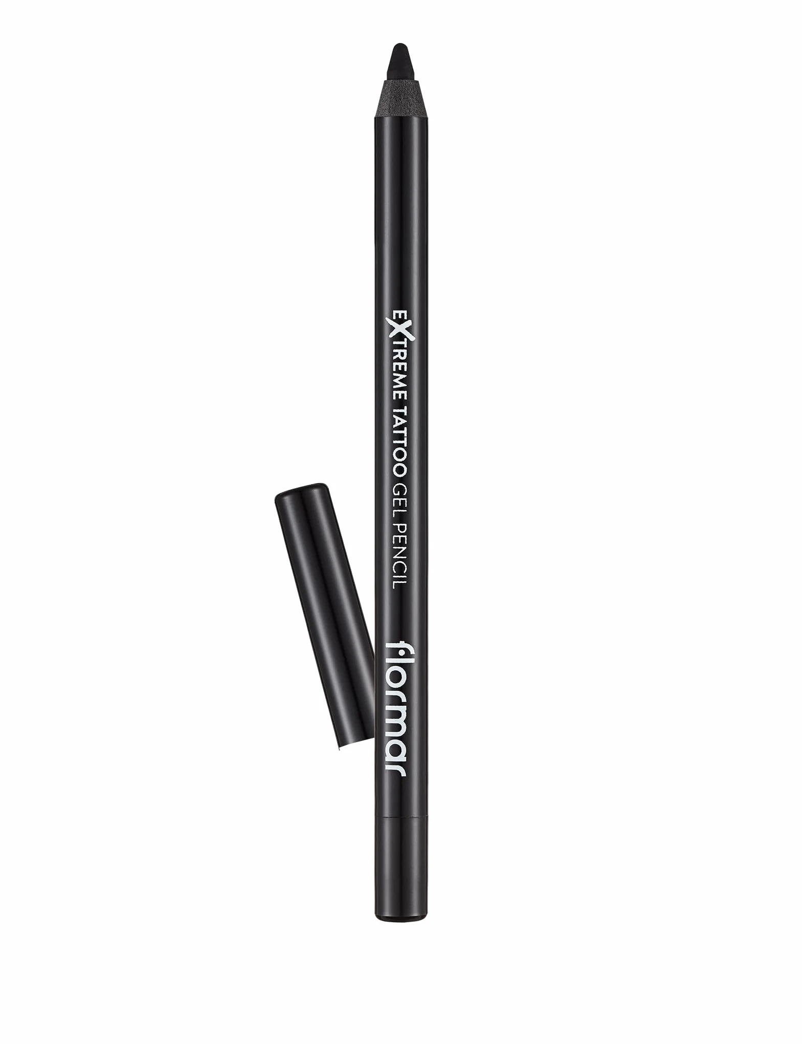 Flormar Extreme Tattoo Gel Pencil 006 Onyx water resistant eyeliner pigmentado larga duración waterproof