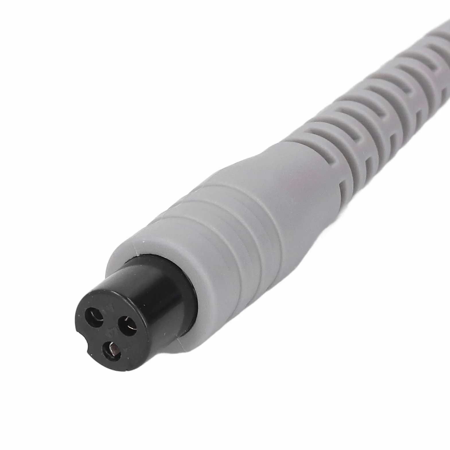 Taladro profesional para uñas, pieza de mano de repuesto, mango de Metal ajustable silencioso de alta velocidad para decoración de uñas, esmalte en Gel, uso en salón de ped (Negra)