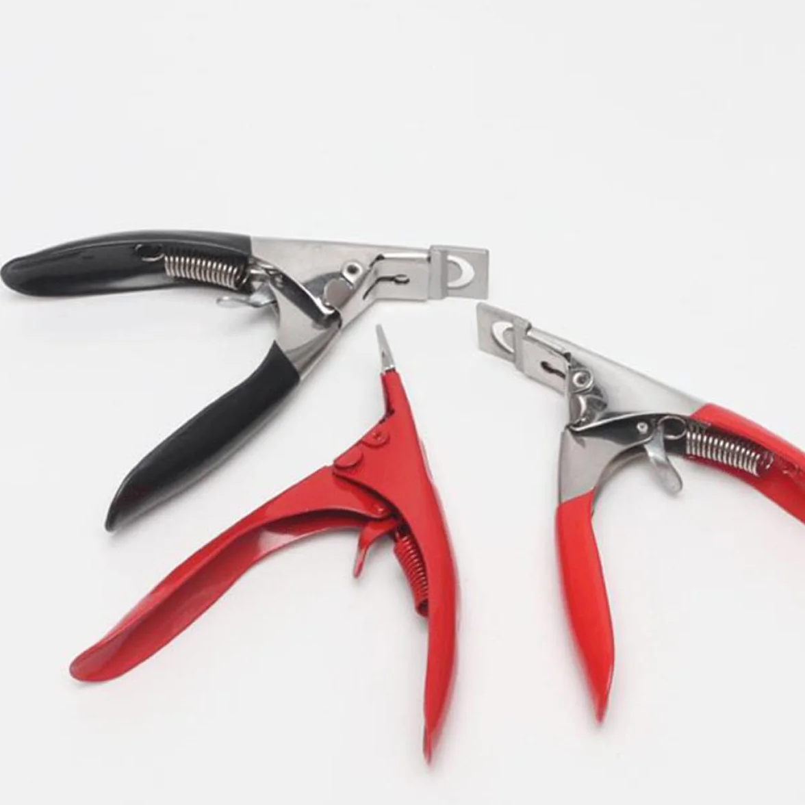 Cortador de Uñas Postizas de Acero Inoxidable Ergonómico Profesional